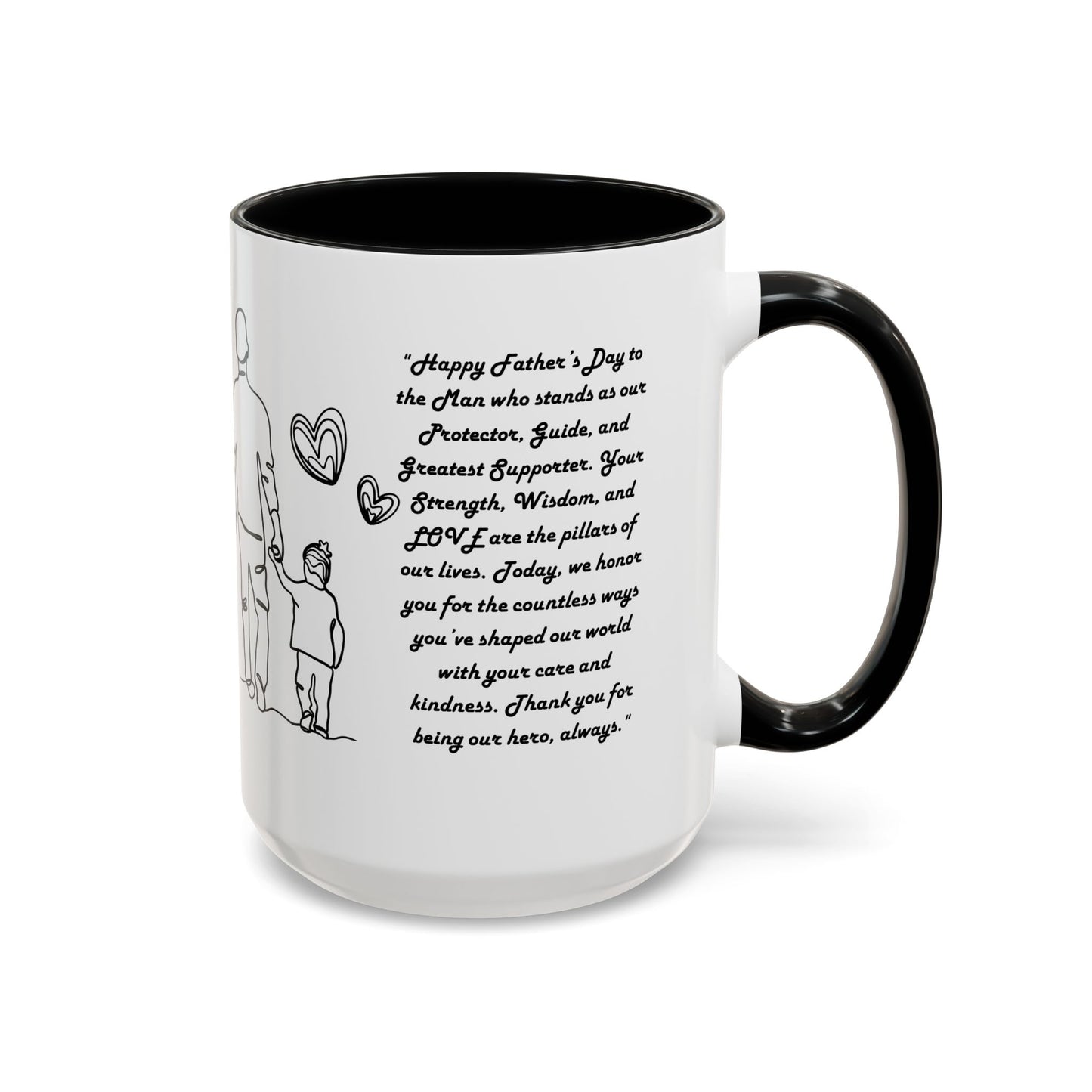 Fathers Day Mug Gift for Dad Funny Fathers Mug Accent Coffee Mug (11, 15oz)