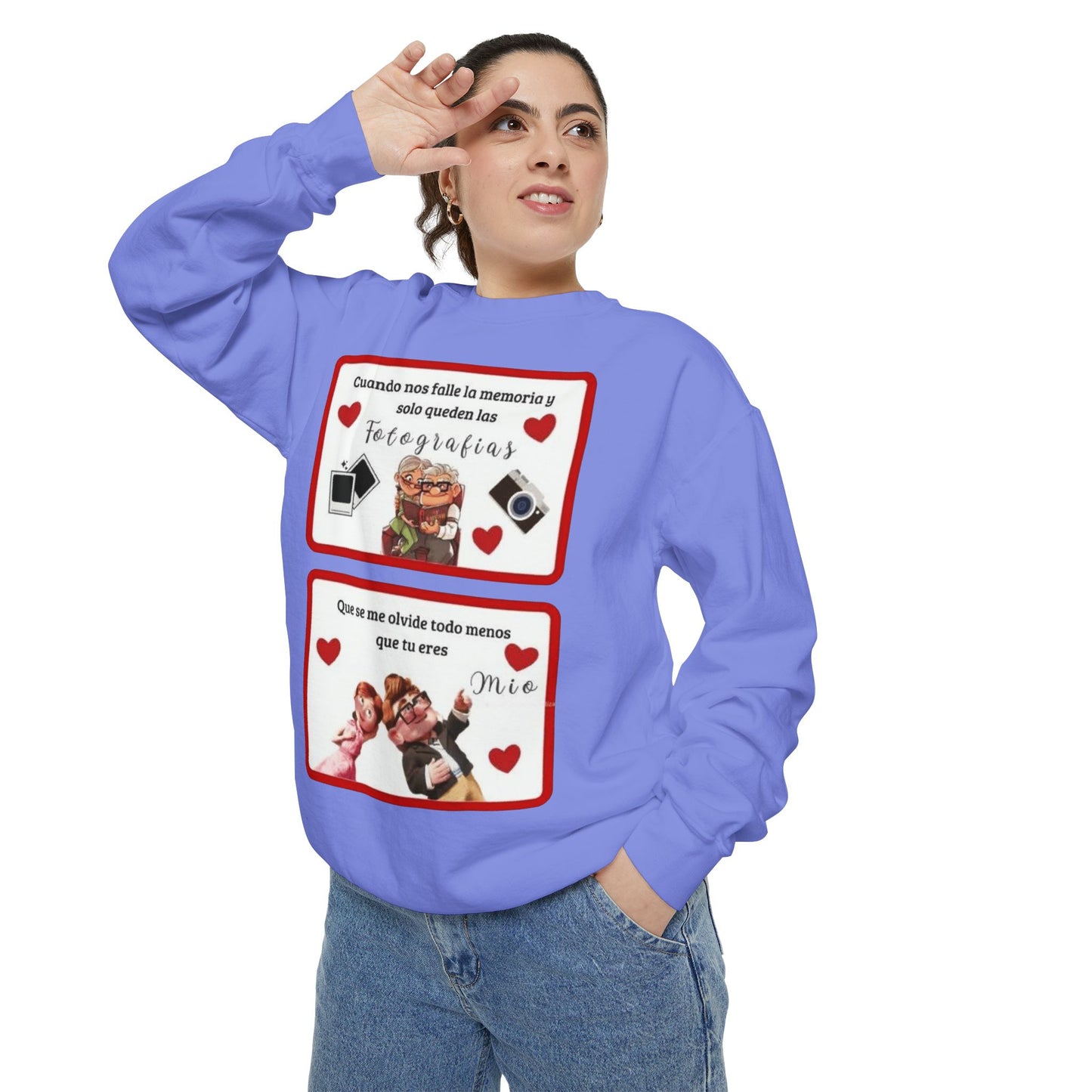 Valentine's Day Photo Collage  Romantico SAN VALENTÍN sweatshirt