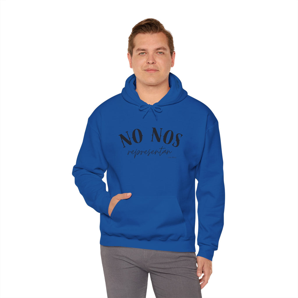 Puerto Rican Pride Hoodie  “No Nos representan” Front & Puñeta Flag Back