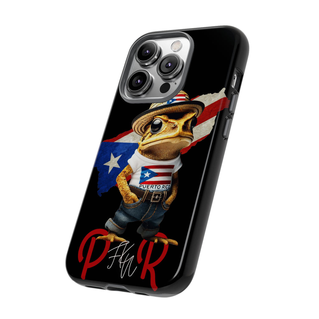 Puerto Rican Frog Tough Phone Case  Puerto Rico Flag Patriotic Protective Case