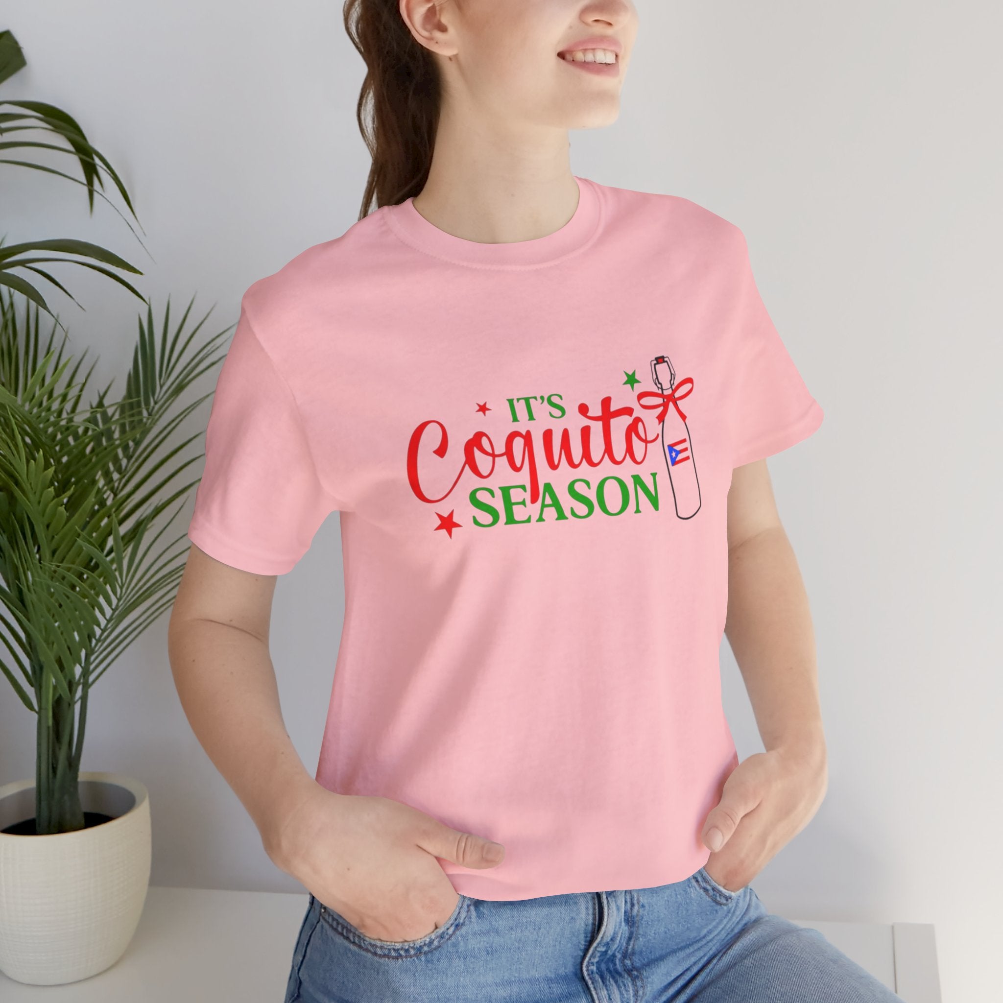 It's Coquito Season T-Shirt - Christmas Puerto Rican Holiday Cocktail Tee