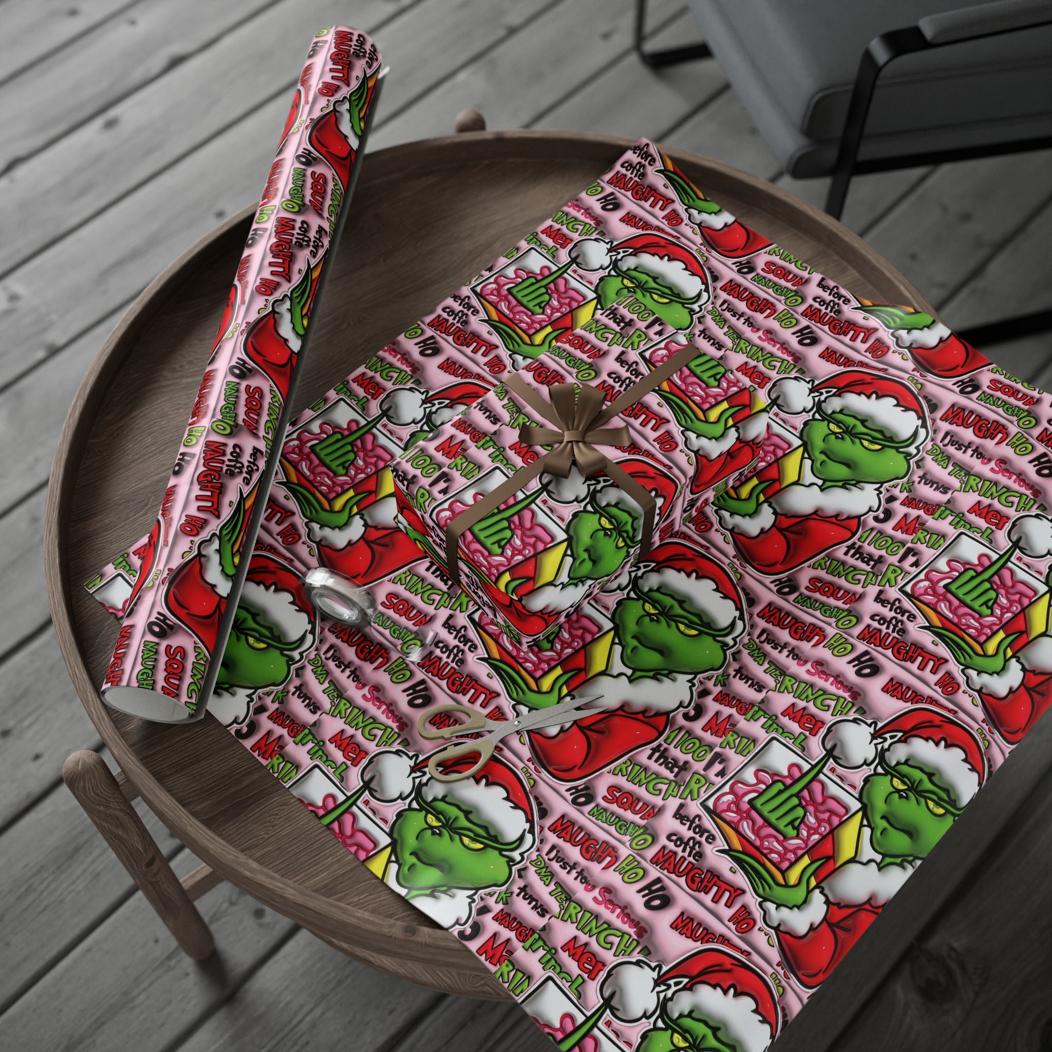Festive Wrapping Paper – Whimsical Holiday Gift Wrap | Christmas Paper Roll | Fun & Unique Gift Packaging