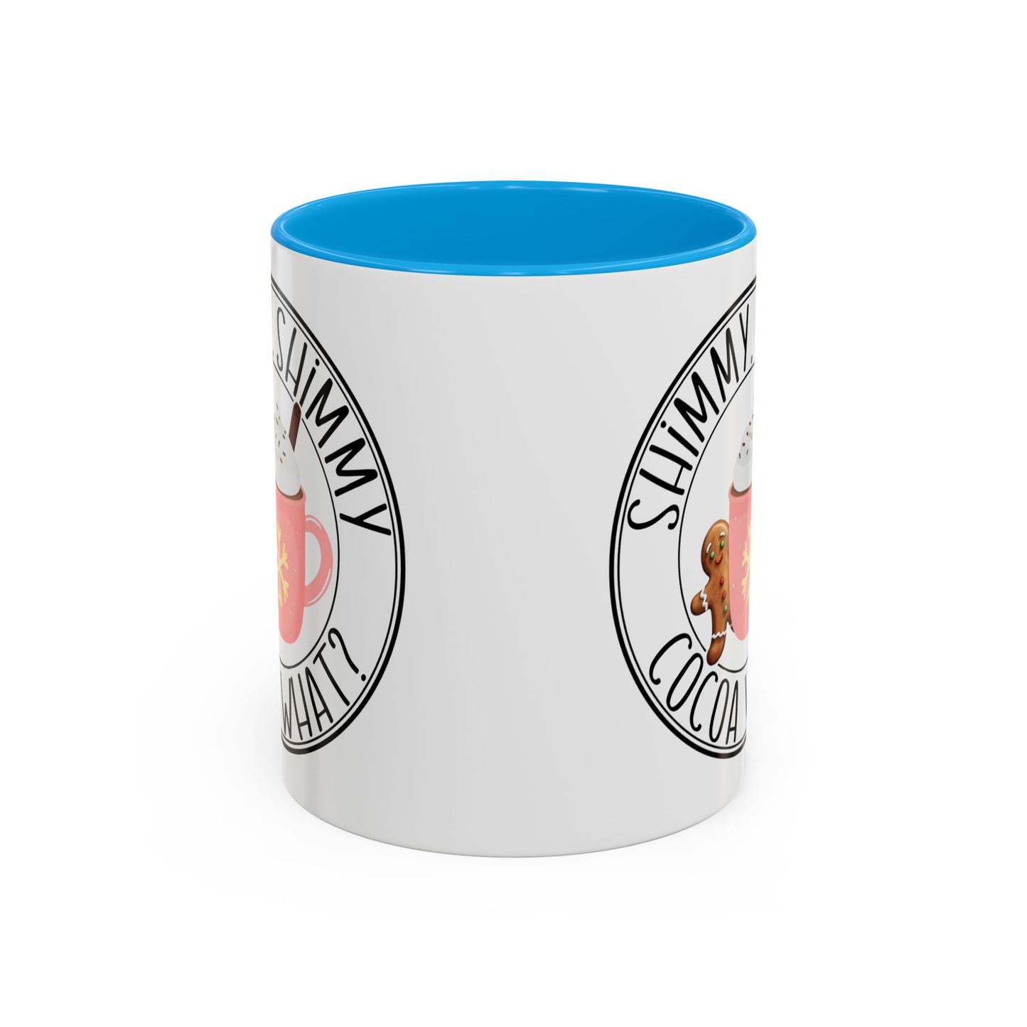 Cute Cocoa Mugs with Gingerbread Design Perfect for Winter Holiday CheerBeverage Cup Christmas Design