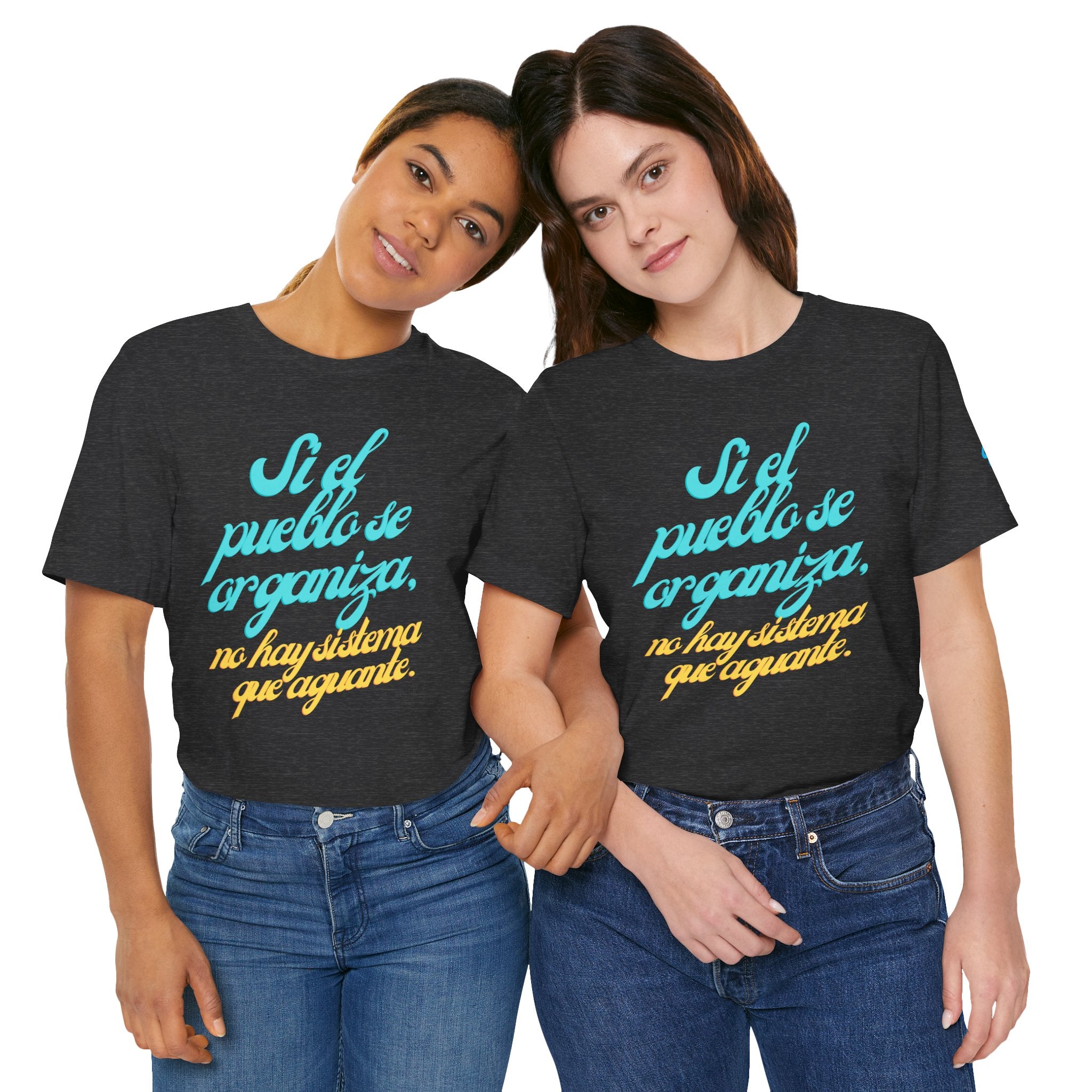 Spanish Script Tee  “Si el pueblo se organiza” Graphic T-Shirt