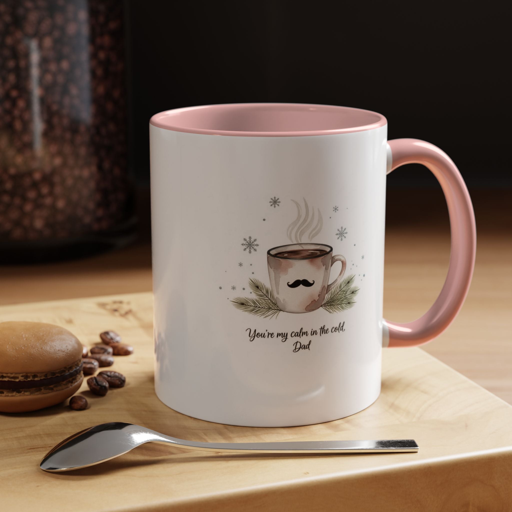 Holiday Coffee Cups with Festive Quotes & Designs Personalized Dad Coffee Mug You're my reason in the world