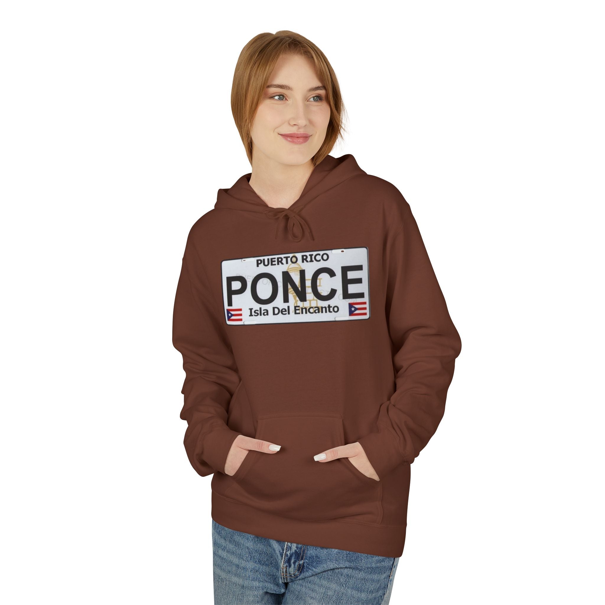Ponce Puerto Rico License Plate Hoodie Isla Del Encanto Pullover