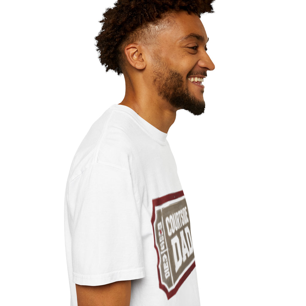 Courtside Dad T-Shirt — Vintage Ticket-Style Basketball Dad Tee