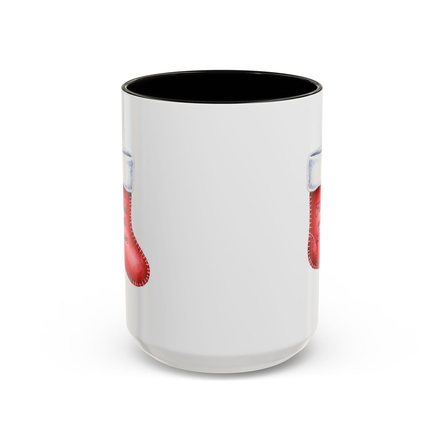 Holiday Mugs Christmas Gift Ideas Hot Cocoa & Coffee Cup Designs Filled with Love - Colorful 11oz & 15oz