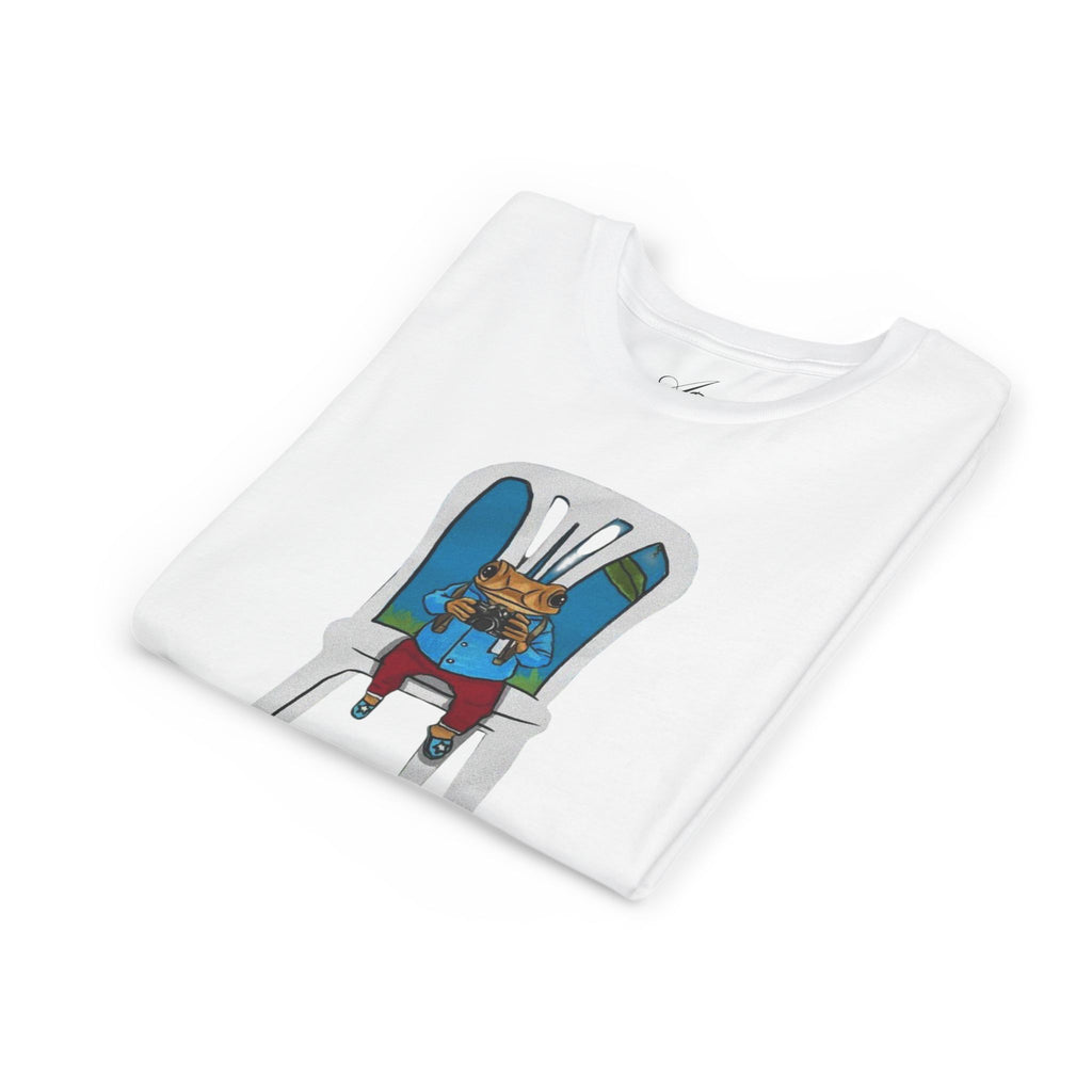Kids Concho on a High Chair T-Shirt Cute Baby Rabbit Feeding Tee kids PUERTO RICO CHRISTMAS T-SHIRT