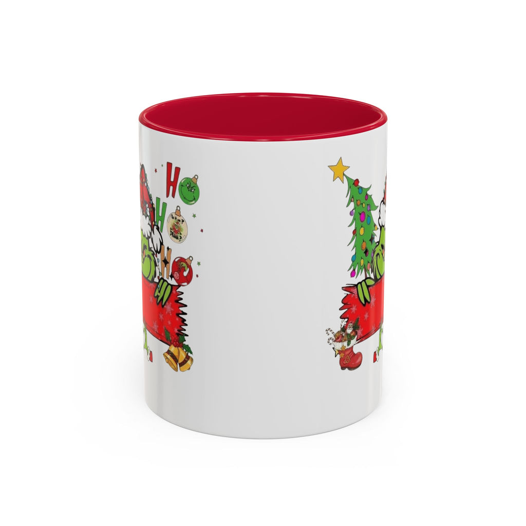 Christmas Grinch Mug (11oz & 15oz)  Funny Holiday Coffee Cup with Grinch Illustration Christmas Mugs Collection!