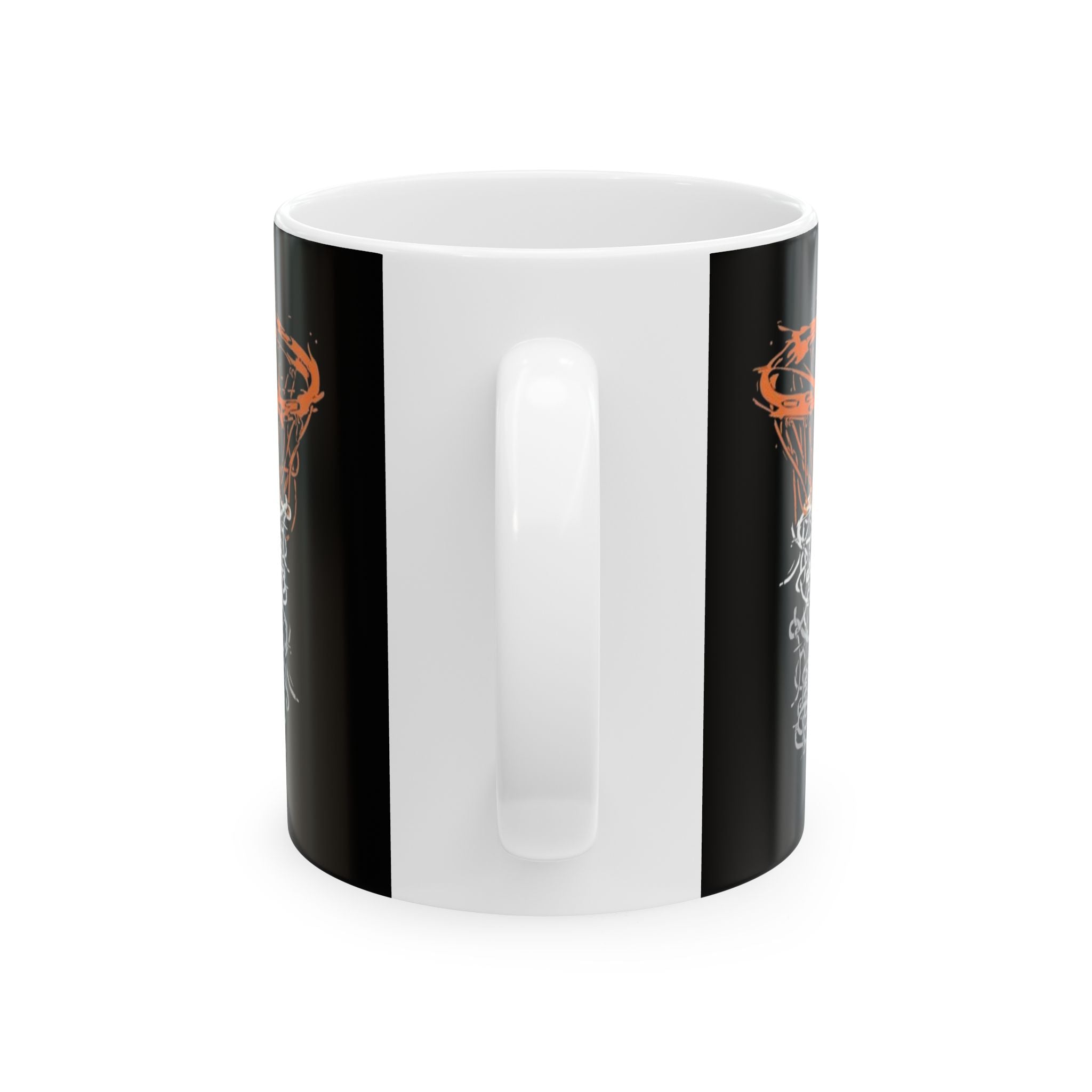 Elite Basketball Ceramic Mug – Fiery Basketball Team Coffee Cup (11oz & 15oz)