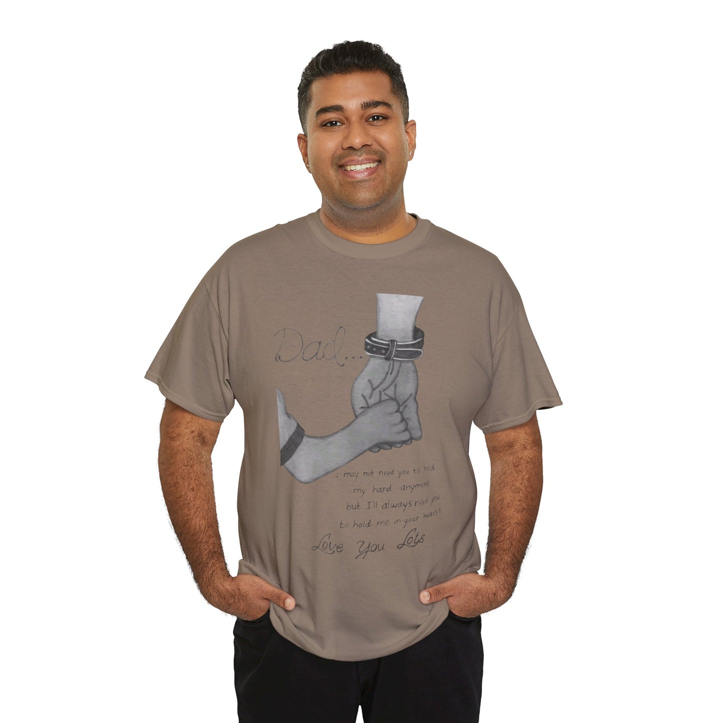 Heartfelt Dad Tee, Perfect Gift for Father's Day, Casual Wear, Family Bonding, Unisex Cotton Shirt, Thoughtful Keepsake