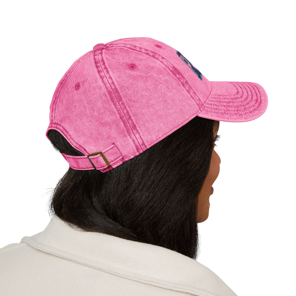 Puerto Rico Pride Knit Hat Vintage Embroidered Cap Puneta Red Hat for Casual Style