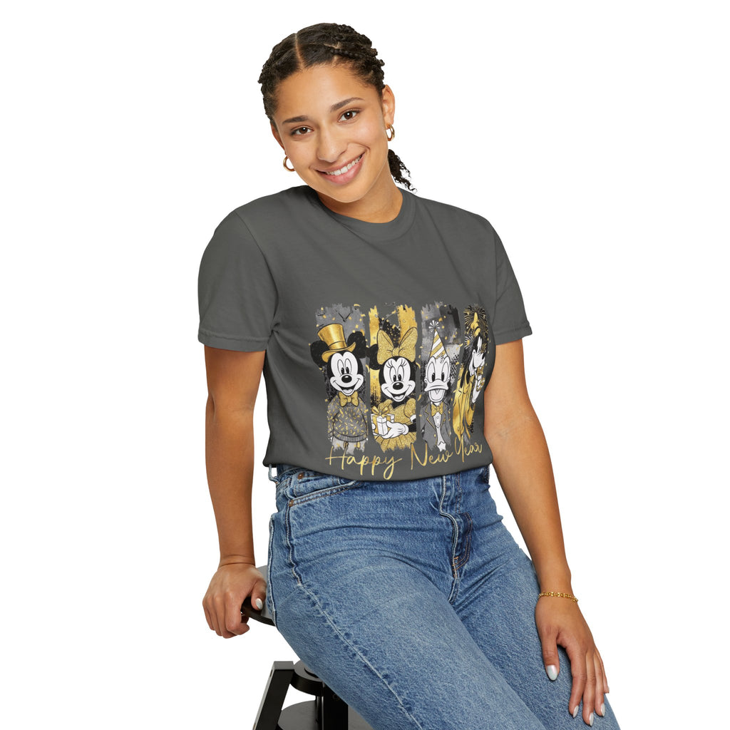 New Year Mickey & Friends T-Shirt  'Happy New Year' Graphic Tee
