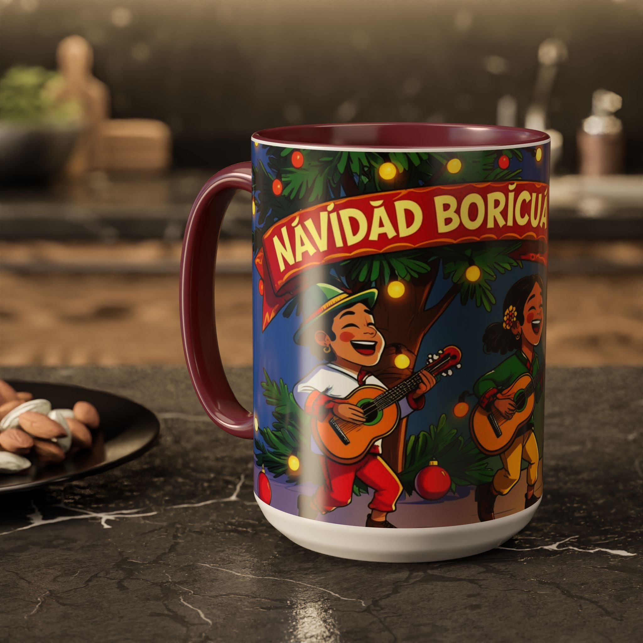 Navidad Boricua Mug Vibrant Puerto Rican Celebration Mug