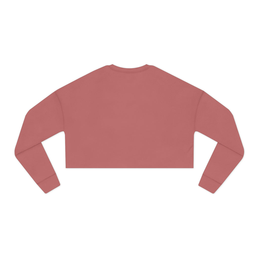 Cropped Sweatshirt “Soy La Patrona” Pink Graphic Amor Familiar Minimalista