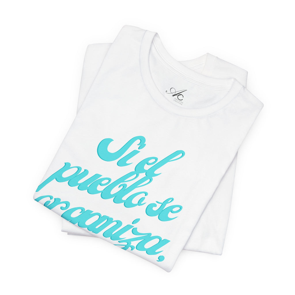 Spanish Script Tee  “Si el pueblo se organiza” Graphic T-Shirt
