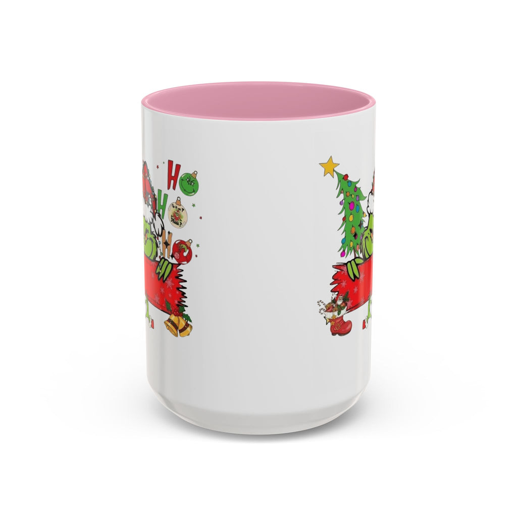 Christmas Grinch Mug (11oz & 15oz)  Funny Holiday Coffee Cup with Grinch Illustration Christmas Mugs Collection!