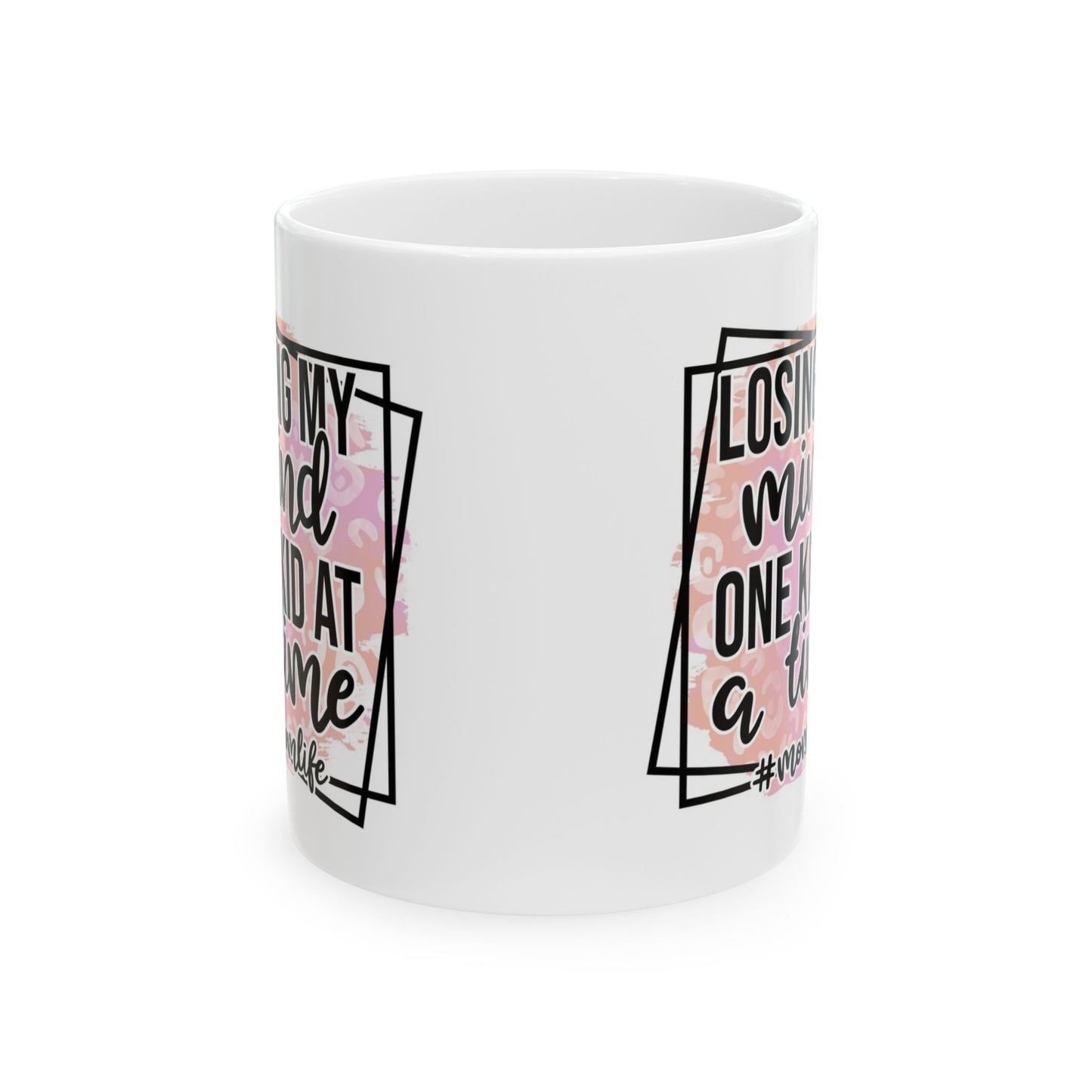 Mindful Moments Ceramic Mug, Coffee Lover Gift, Relaxation Mug, Self-Care Ceramic Cup, Motivational Quote Mug