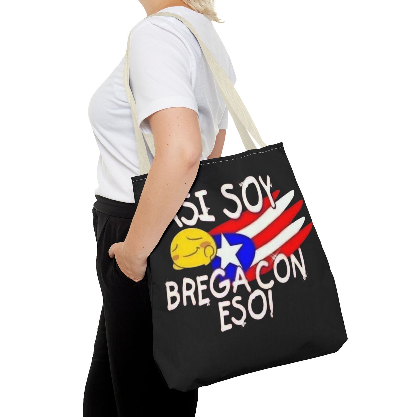 Carry Your Culture – Puerto Rican Pride in Every Step Vibrant Puerto Rican Tote Bag, Beach Bag, Shopping Tote, Travel Bag, Gift for Her, Eco-Friendly Reusable Bag