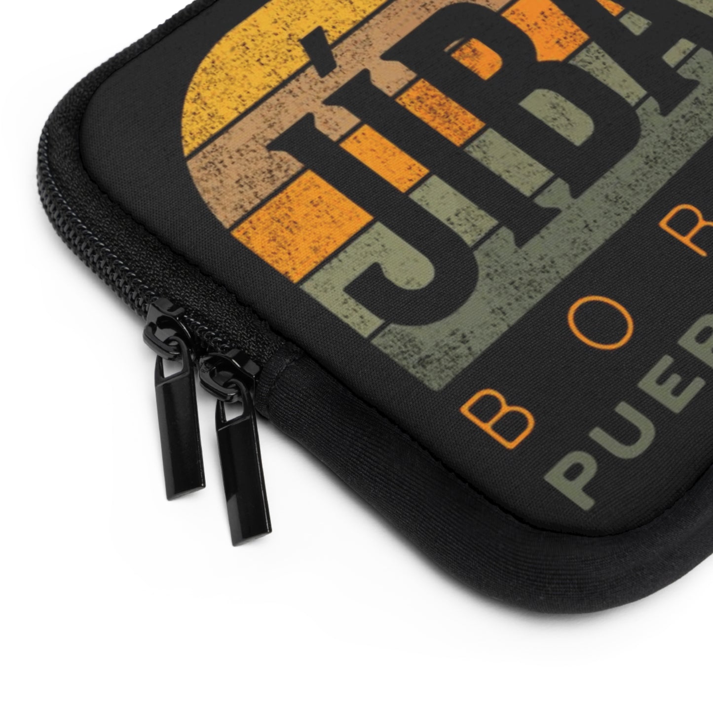 Jíbaro Boricua Laptop Sleeve – Puerto Riqueño Vintage Stripes