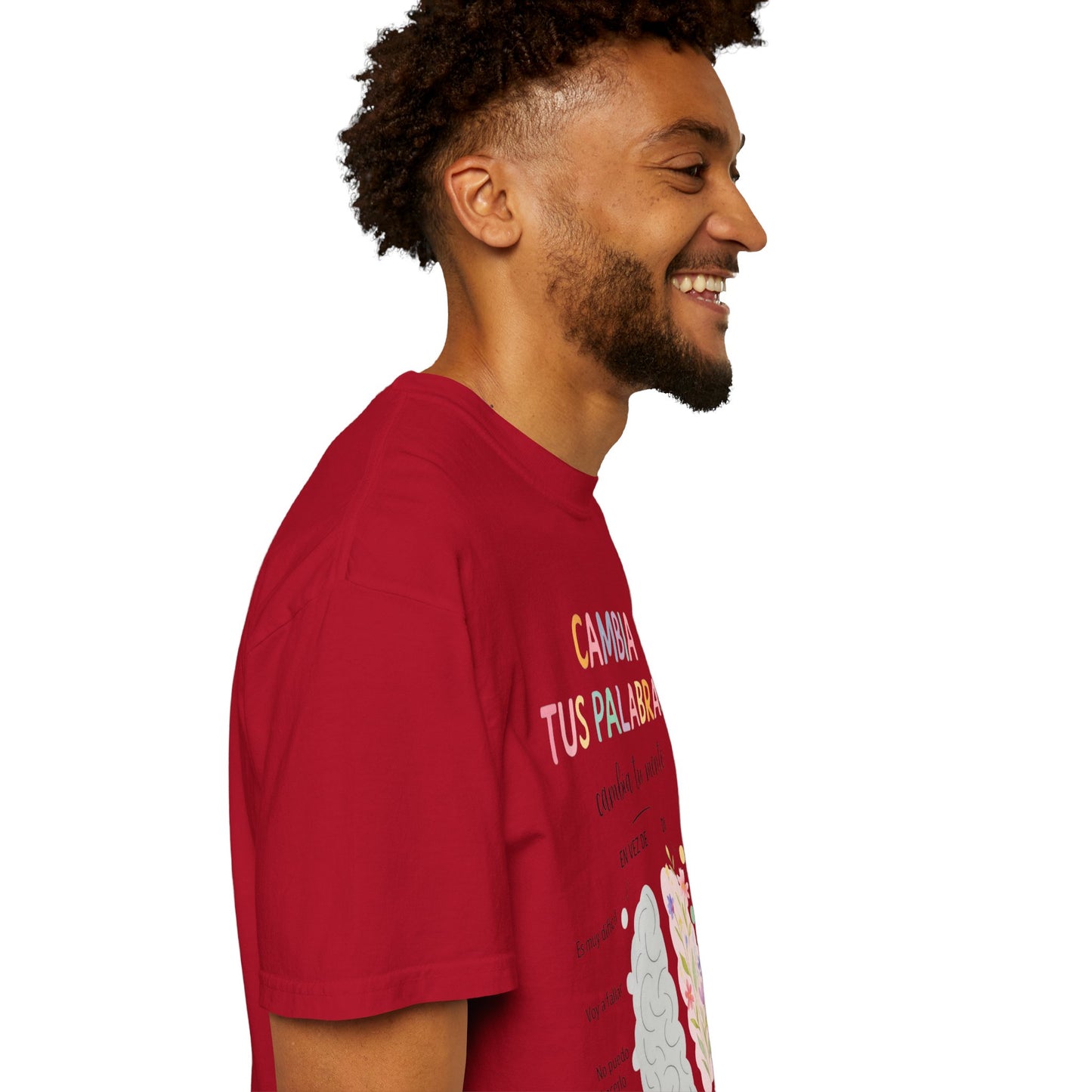 Cambia Tus Palabras Floral Positivity T-Shirt