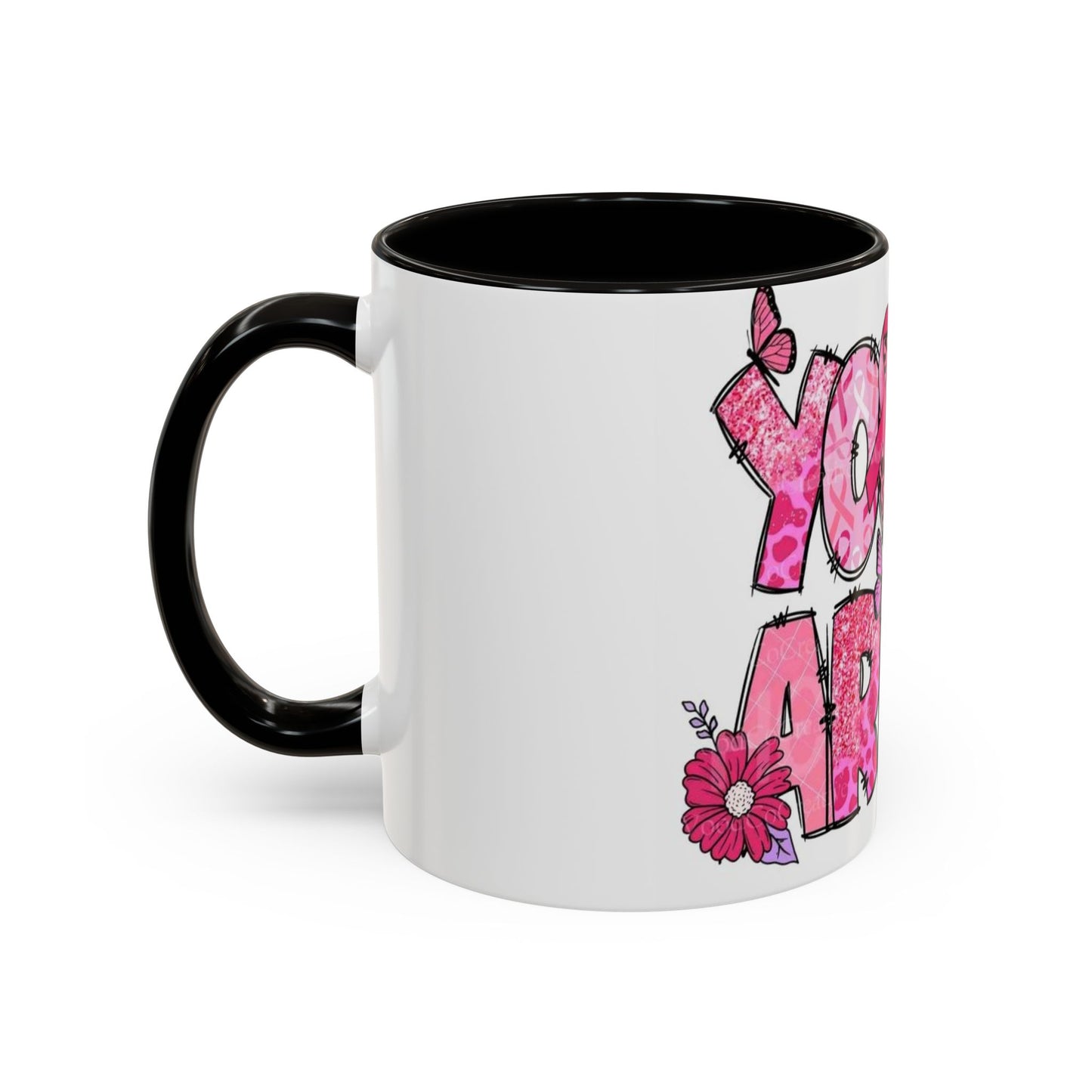 Cancer Hope Collection Empowering Inspirational Mug for Breast Cancer Awareness