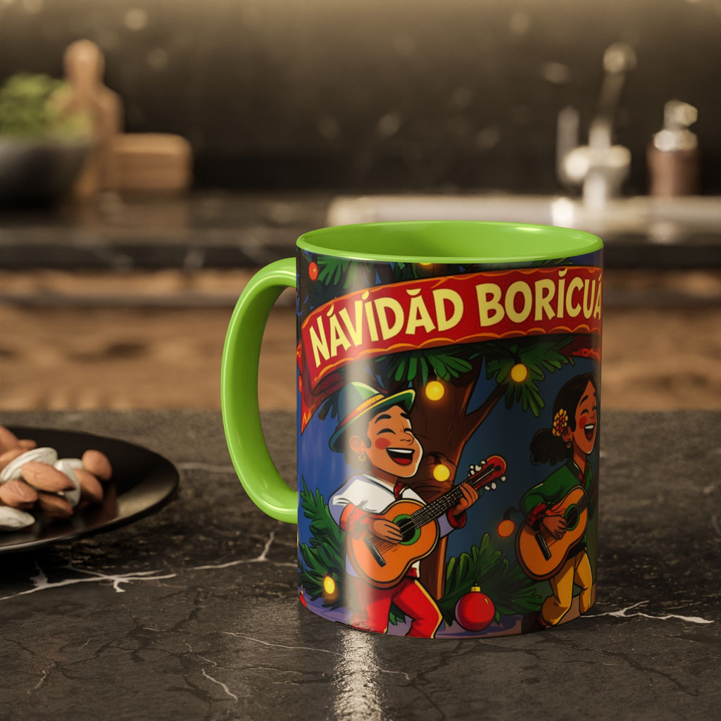 Navidad Boricua Mug Vibrant Puerto Rican Celebration Mug