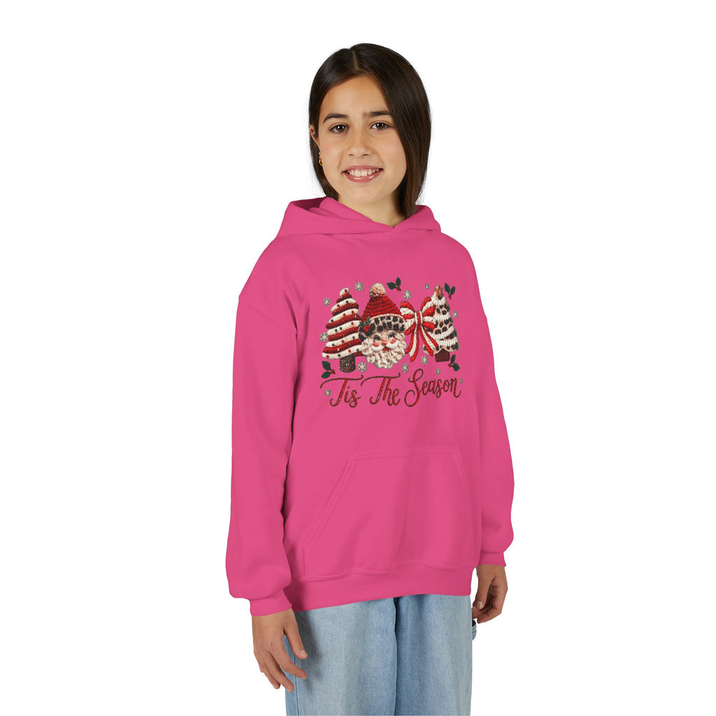 Youth Hoodie  Grinch Christmas Scene with 'Maybe Christmas' Quote