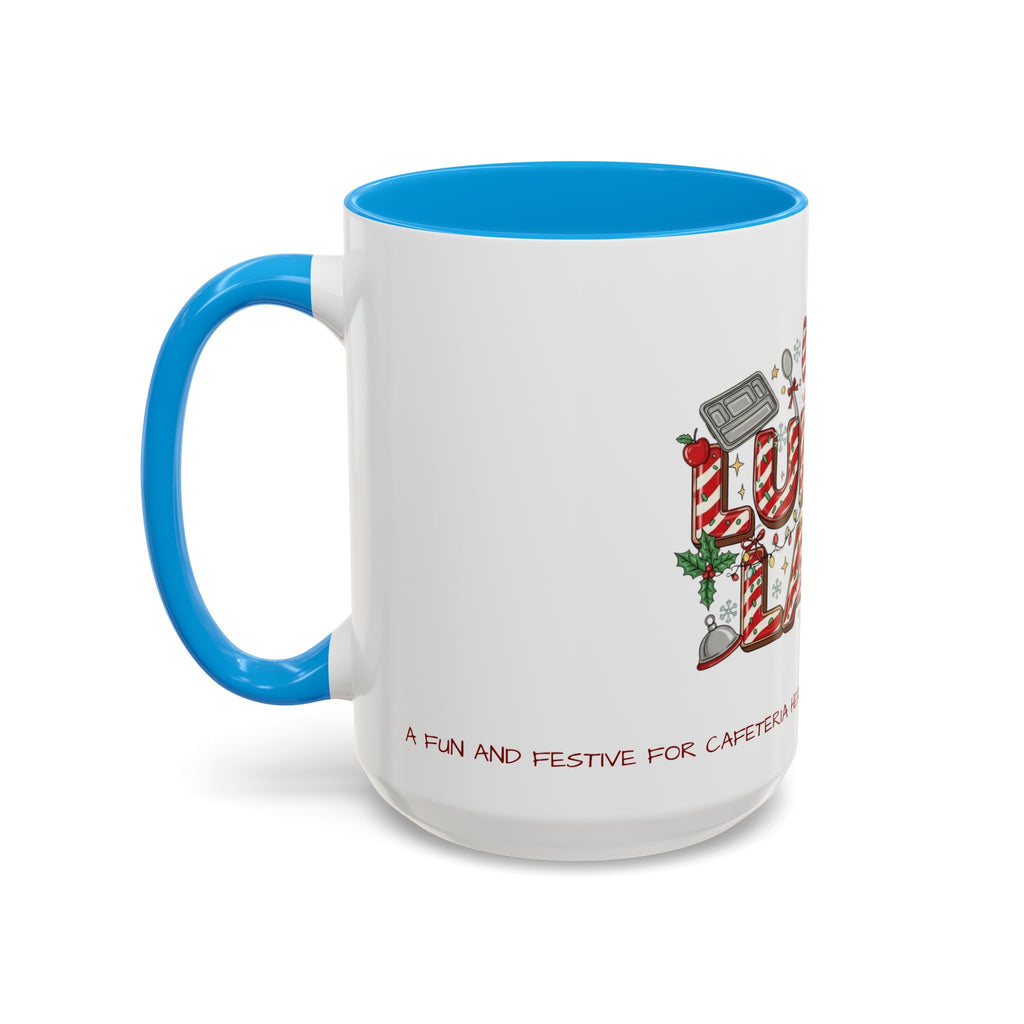 Lunch Lady Mug "Cafeteria Hero Who Feeds the Whole School With Love" | 11oz/15oz Gift  School Staff Christmas Mug Collection