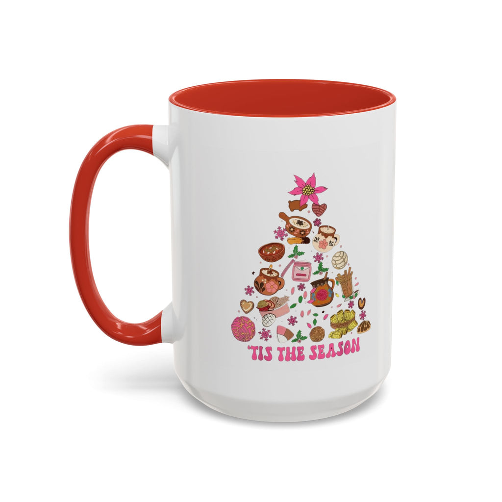Coffee Mug - 'Tis the Season' Holiday Cookie Tree Accent Mug (11/15oz)