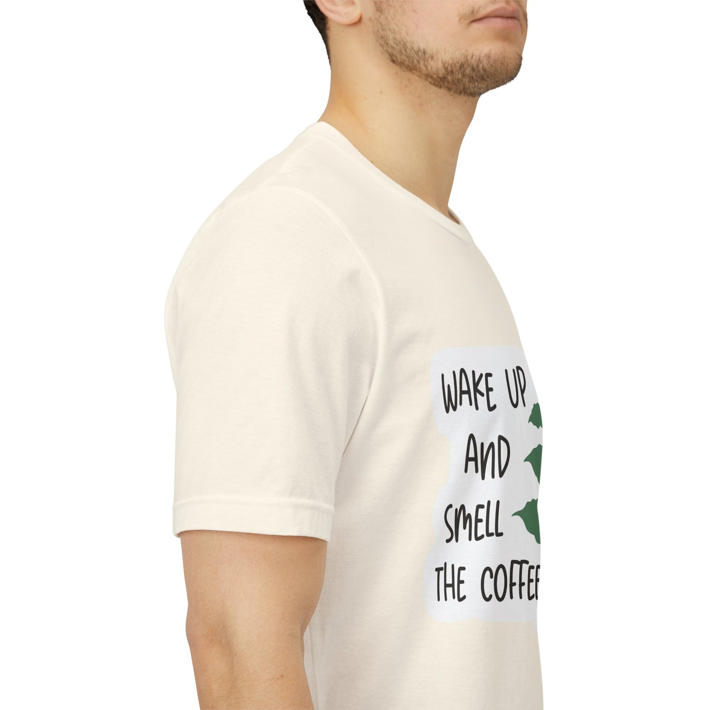 Wake Up and Smell the Coffee Tee  Coffee Plant Graphic T-Shirt