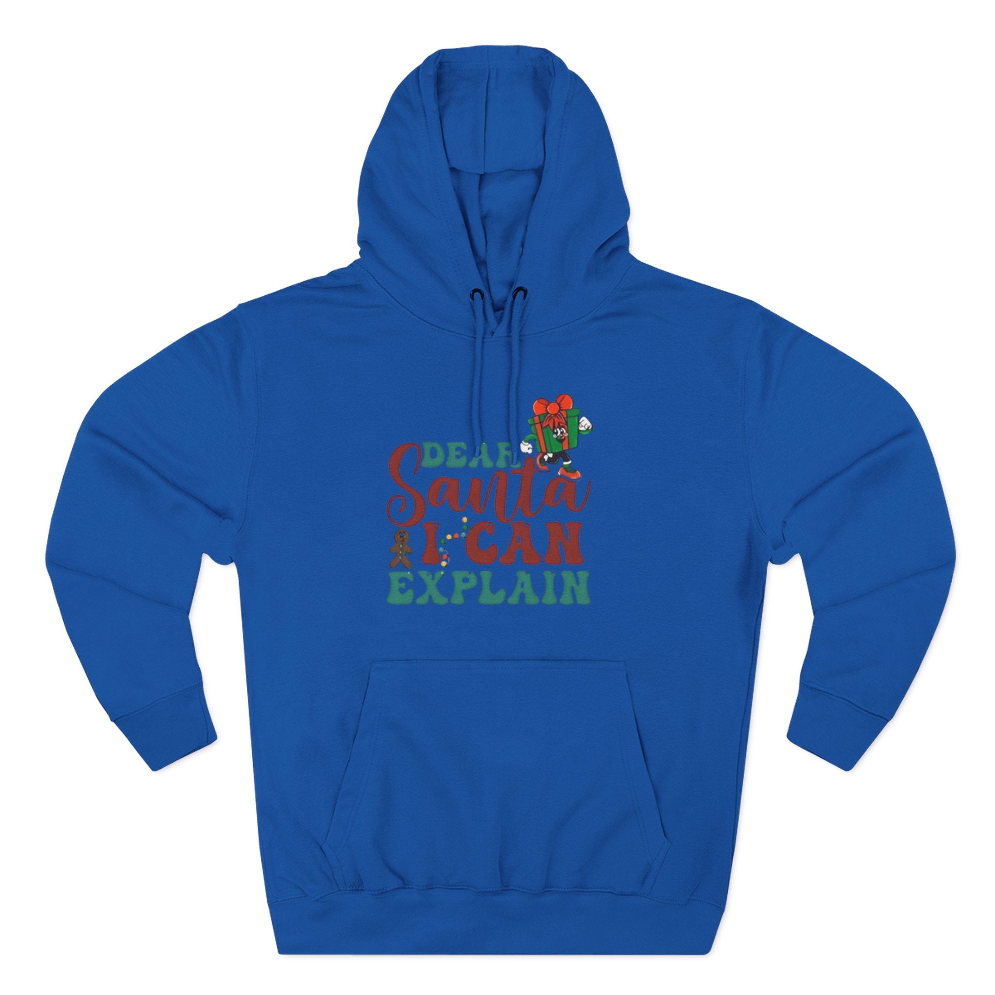 Christmas Hoodie “Dear Santa I Can Explain” Funny Holiday Pullover Christmas T-Shirts and Sweatshirts Collection