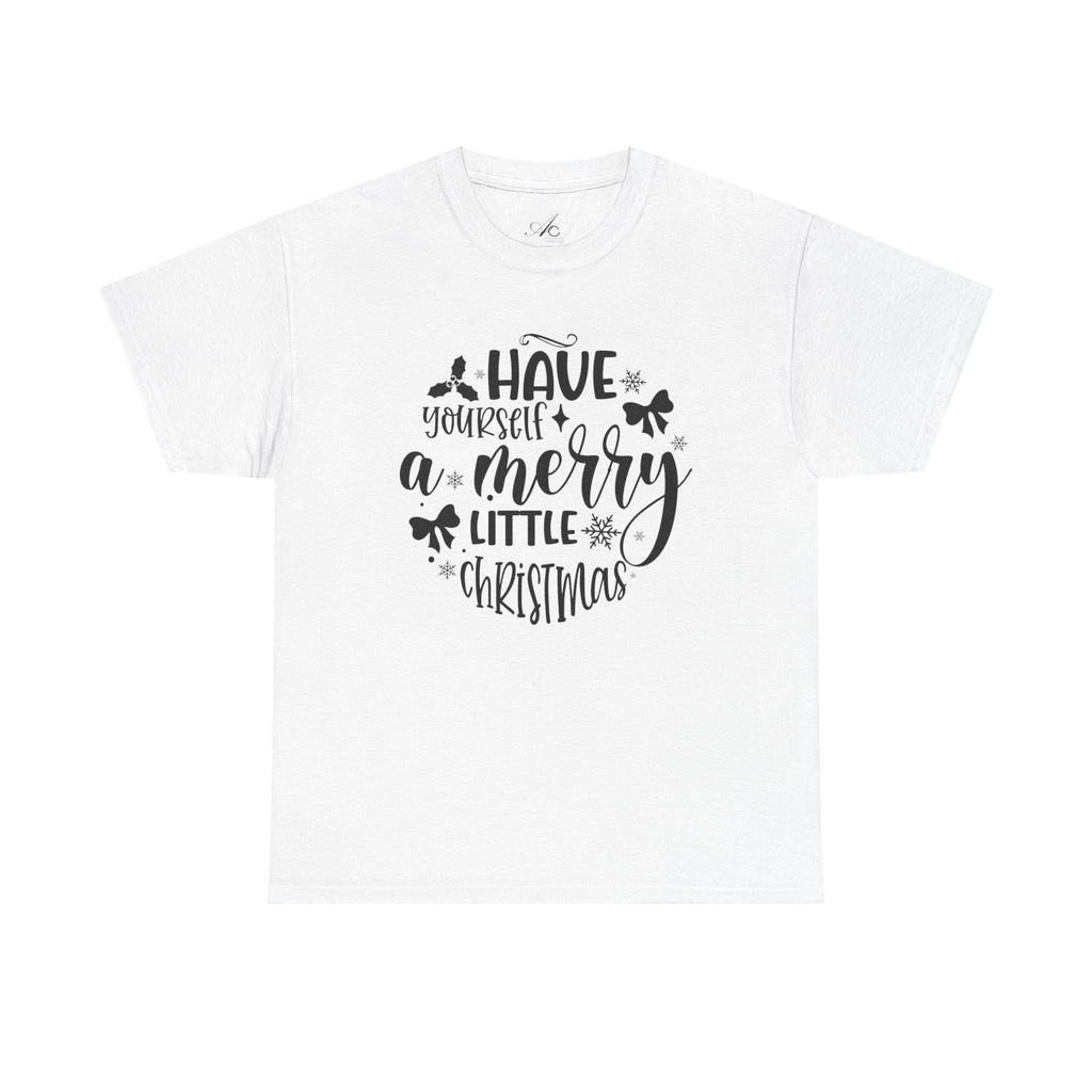 Merry Christmas Cotton Tee Holiday Graphic Tees & Cozy Festive Wear