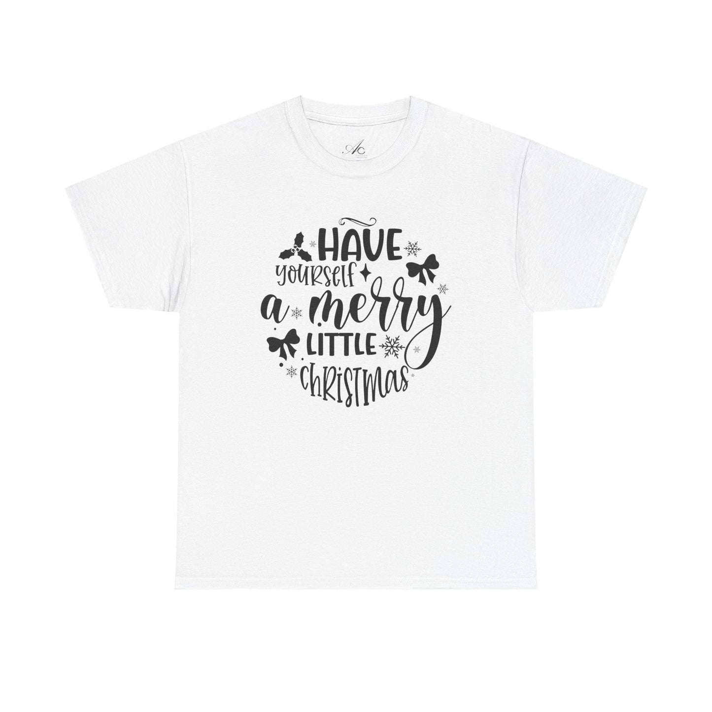 Merry Christmas Cotton Tee Holiday Graphic Tees & Cozy Festive Wear