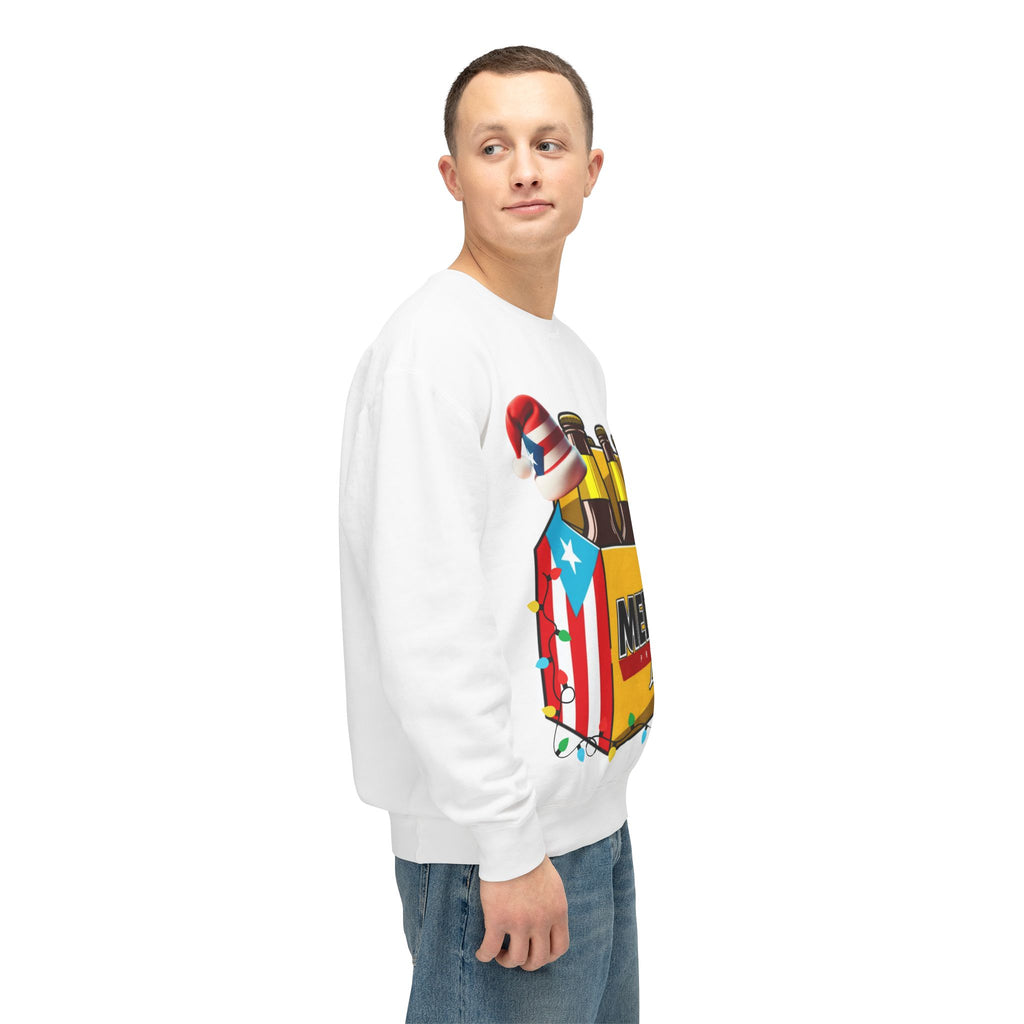 Medalla Light Puerto Rican Holiday Sweatshirt  Navidad Boricua Crewneck Puerto Rico Navidade