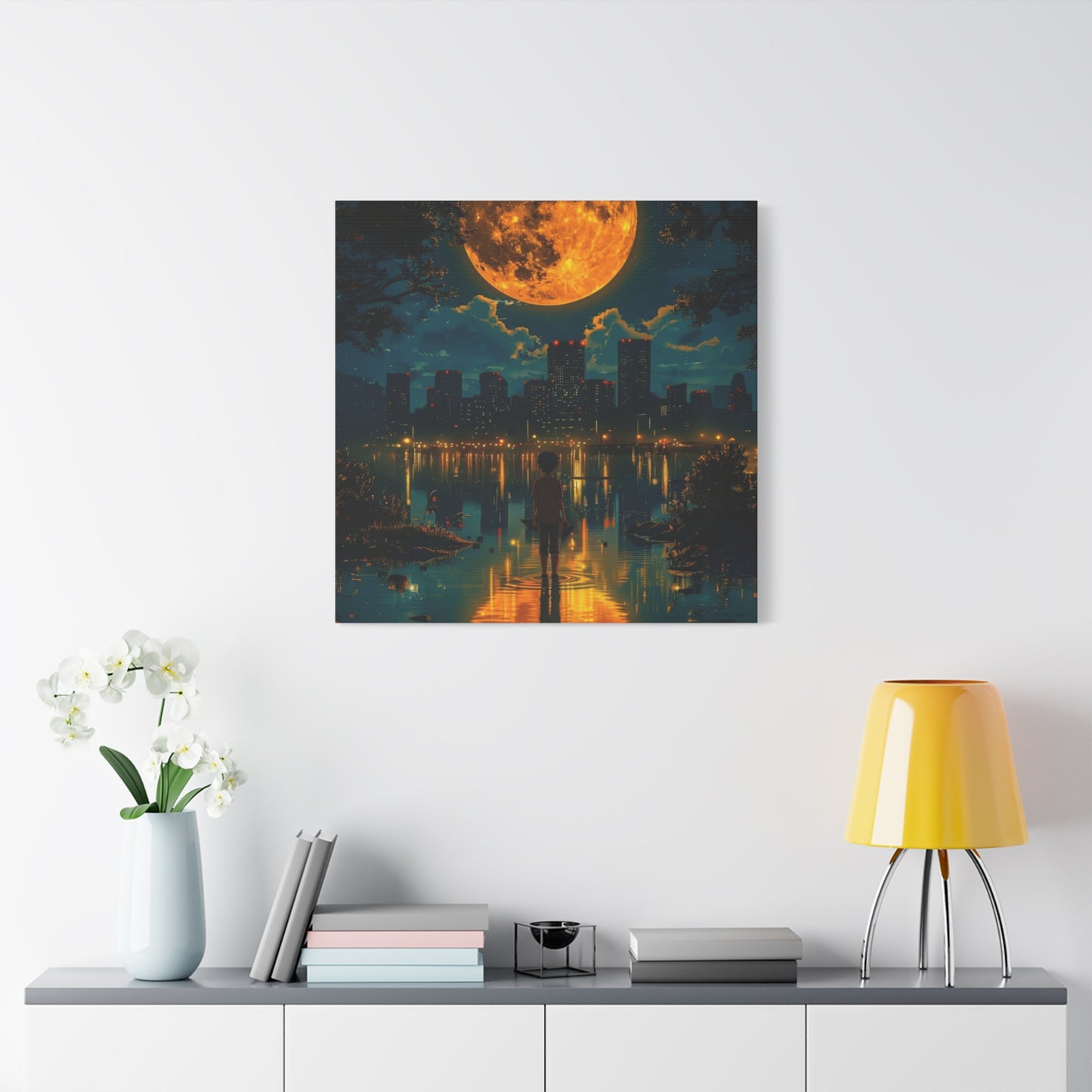 Because words have the power to move you let them live on your wall, Unique Nightscape Decoration, Perfect for Any Occasion