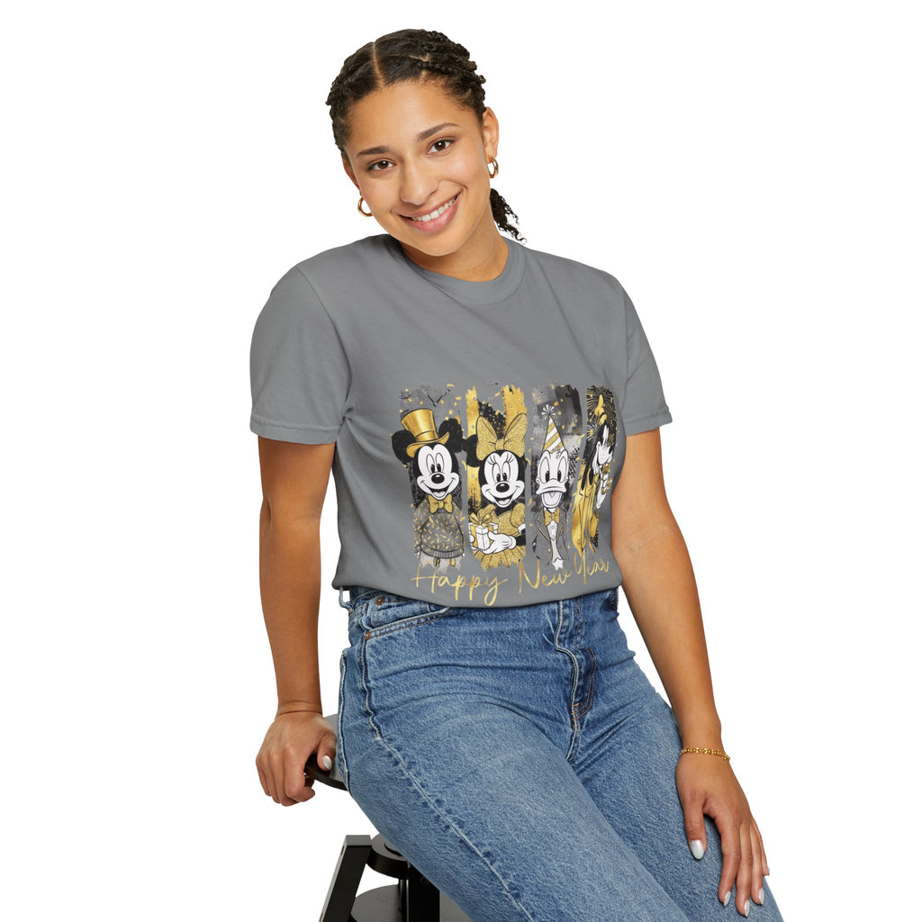 New Year Mickey & Friends T-Shirt  'Happy New Year' Graphic Tee