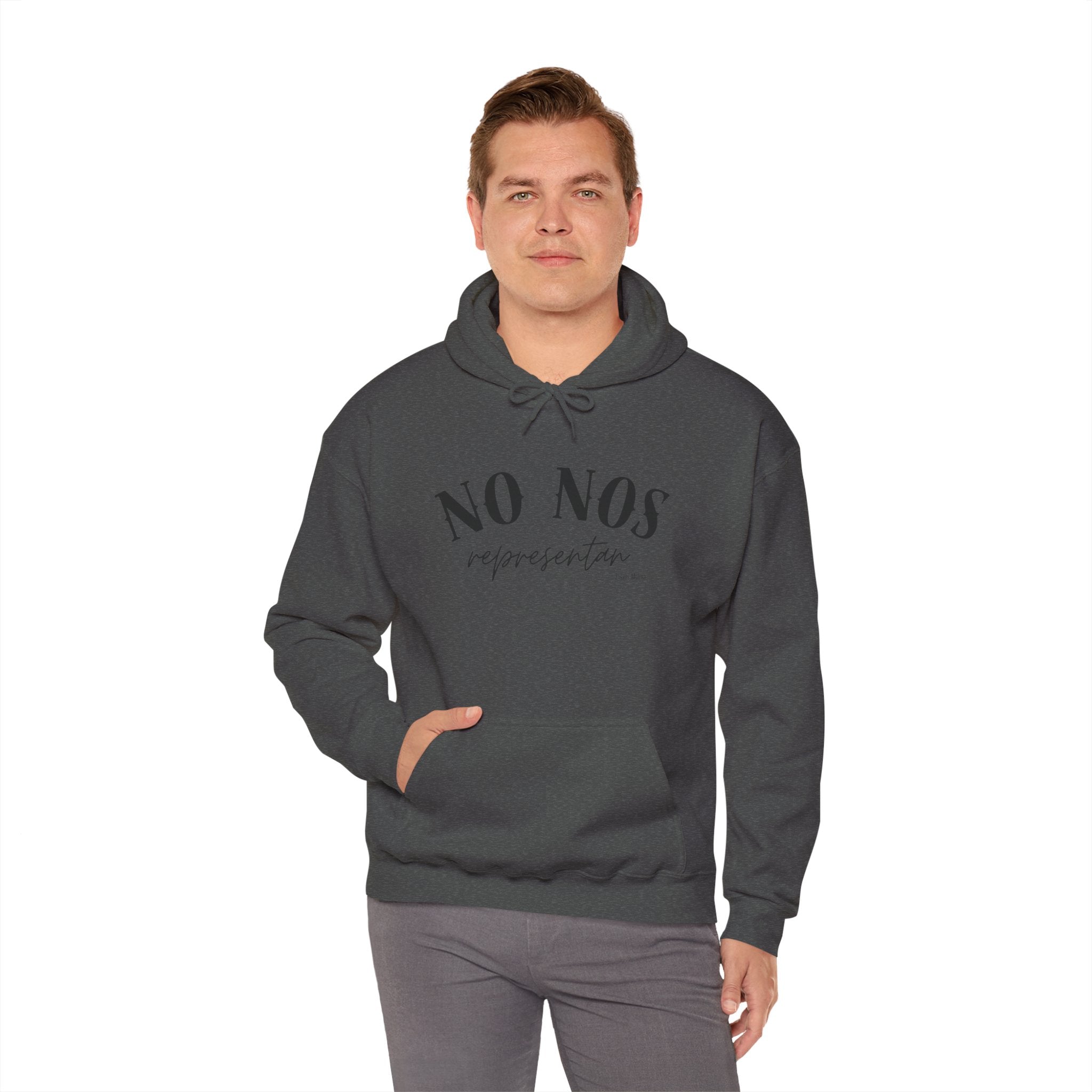 Puerto Rican Pride Hoodie  “No Nos representan” Front & Puñeta Flag Back
