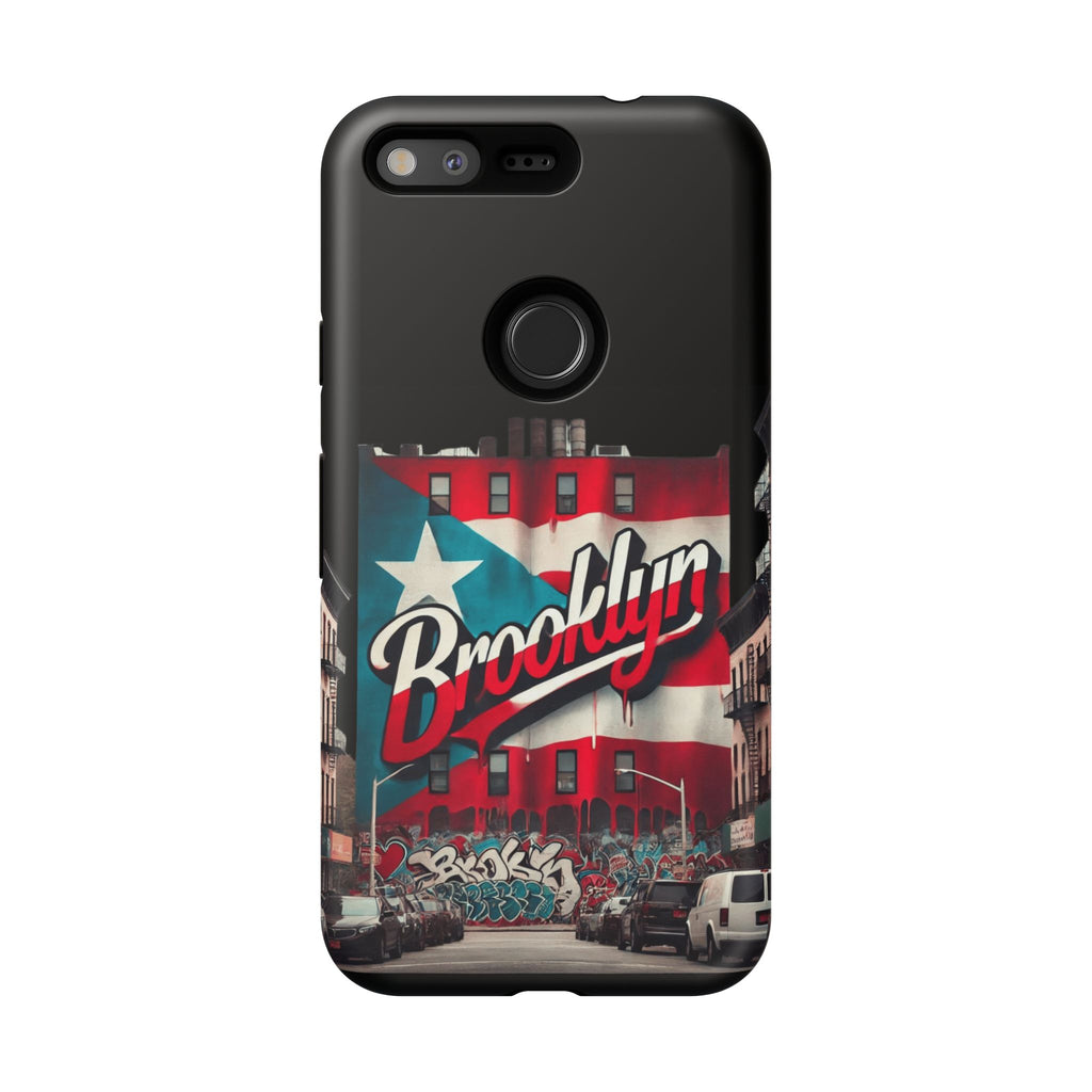 Brooklyn Street Art Phone Case  Urban Graffiti Protective Cover