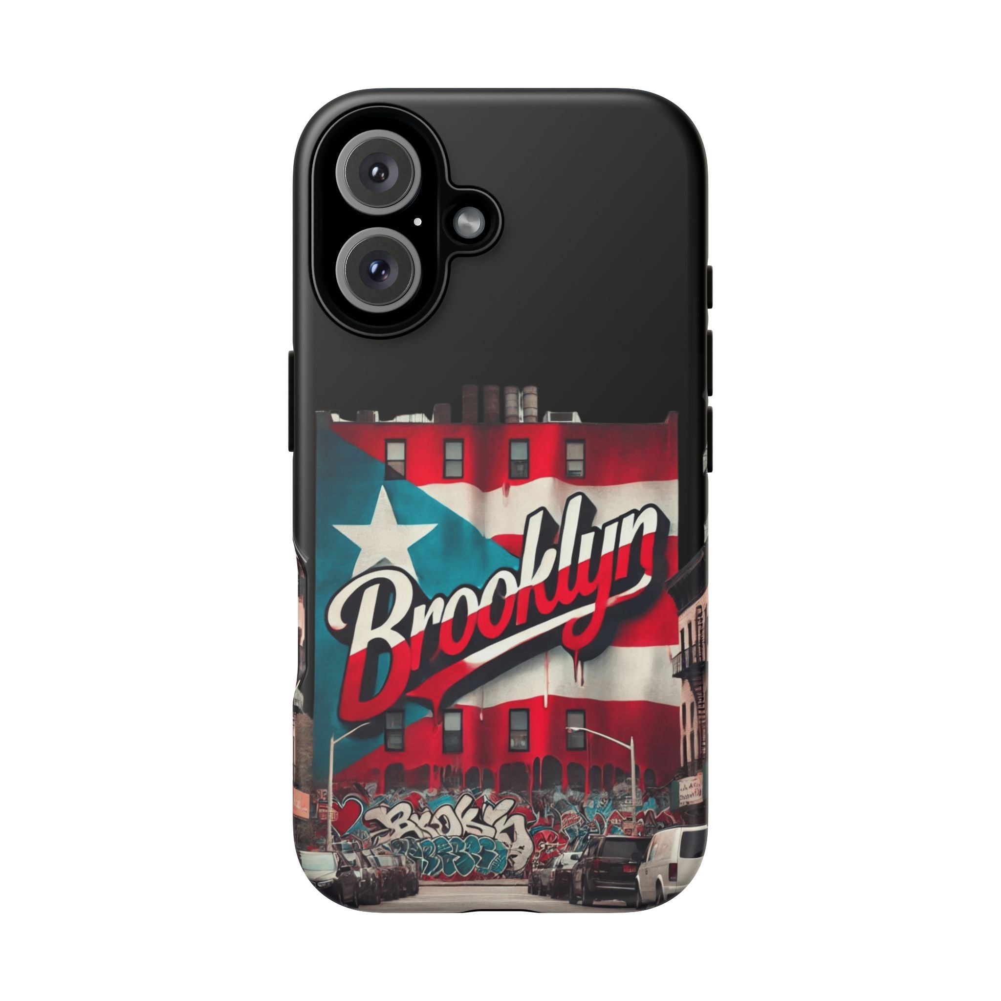 Brooklyn Street Art Phone Case  Urban Graffiti Protective Cover