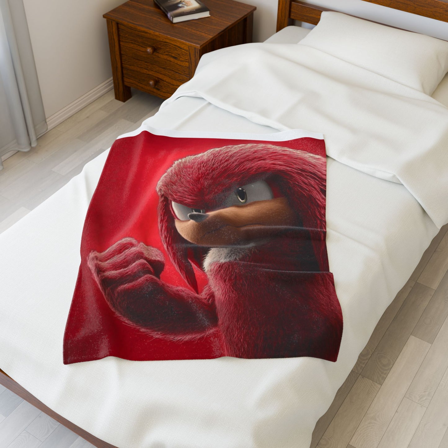 Knuckles Plush Throw Blanket