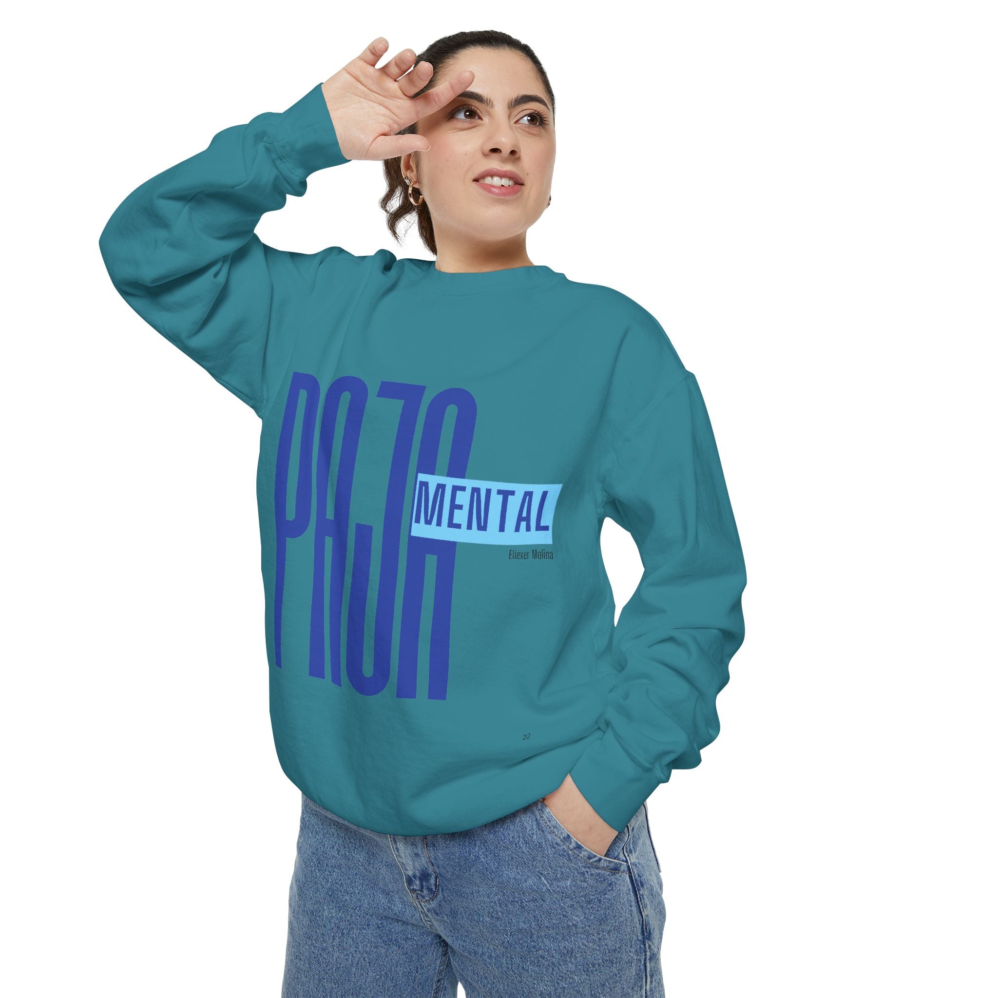 Mental Pazn Sweatshirt "Suerten Ya Esa" Spanish Graphic Crewneck