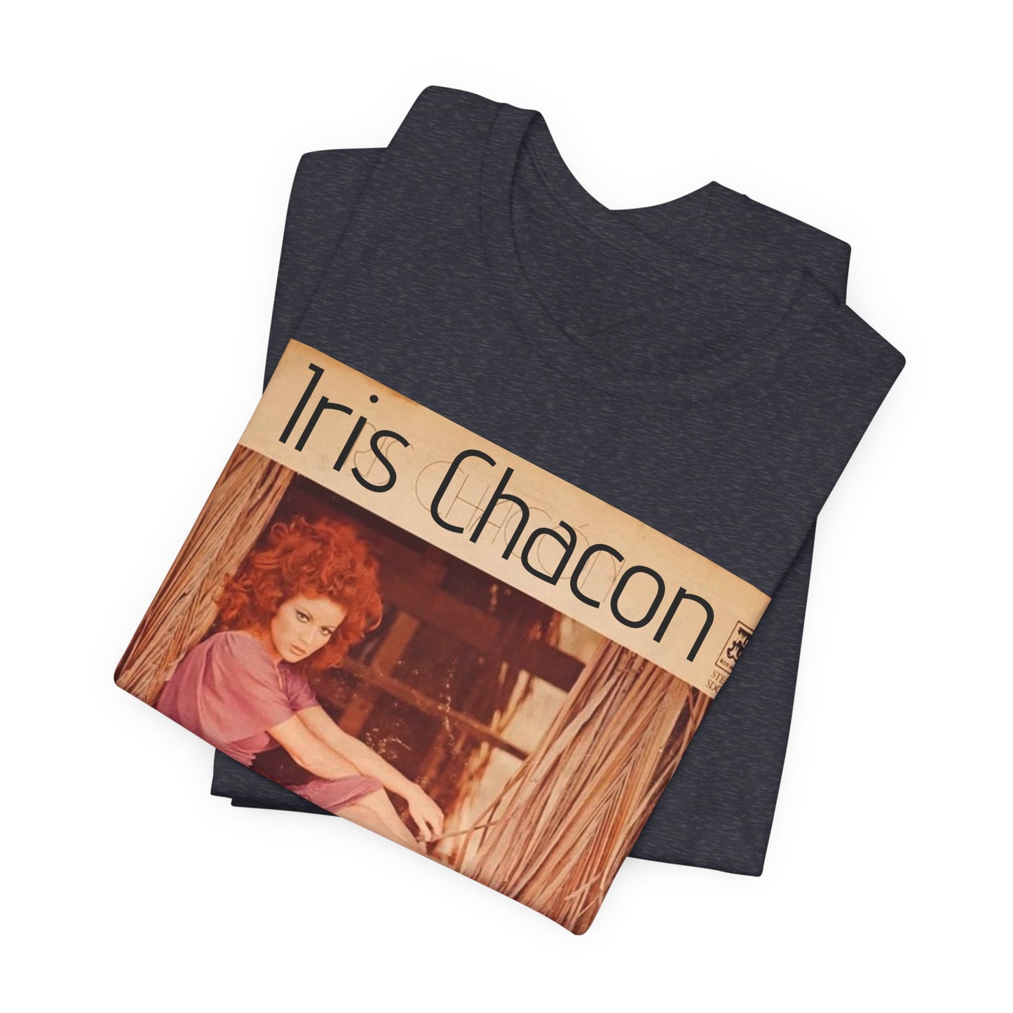 Retro Iris Chacon Unisex Tee, Vintage Music Shirt, Bohemian T-Shirt, Gift for Her, 90s Style Top