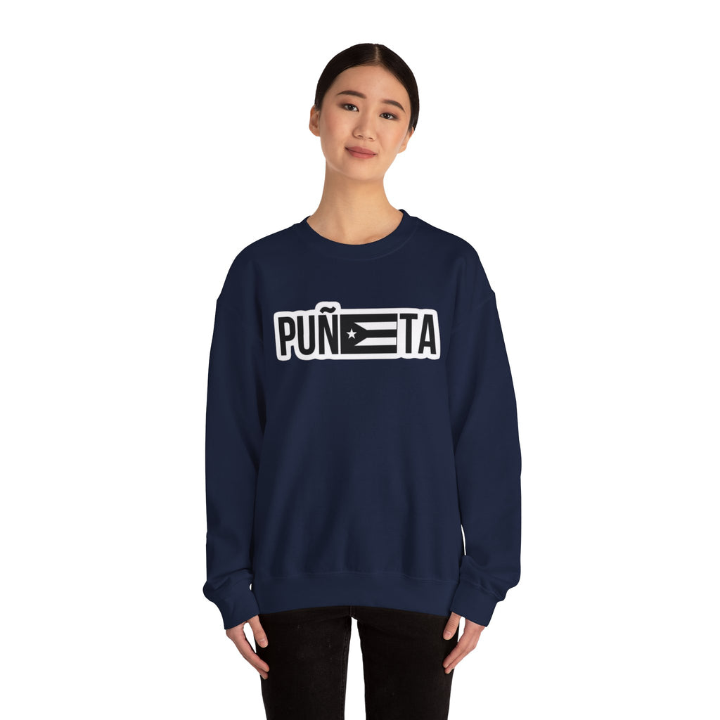 Puñeta Sweatshirt  Puerto Rican Flag Graphic Crewneck