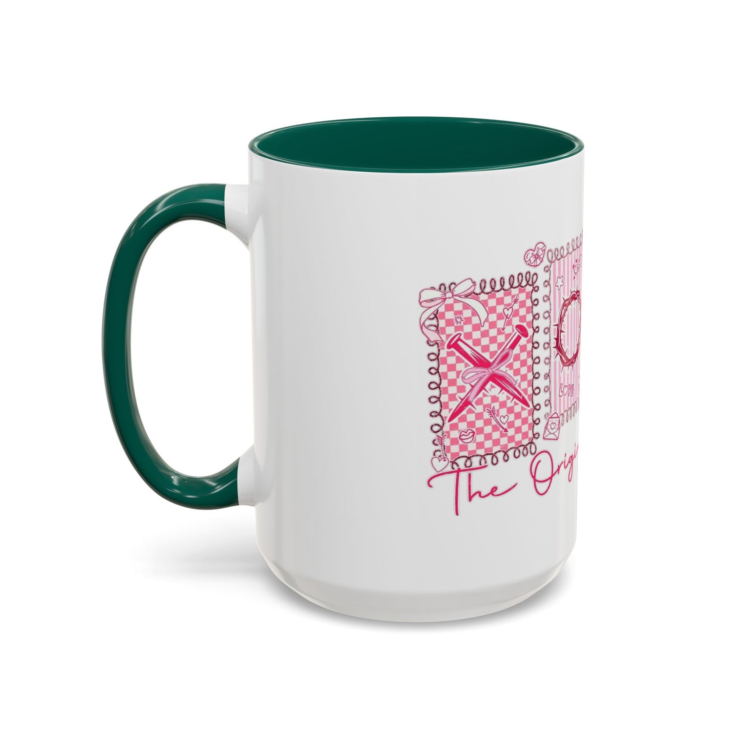Love Letters XOXO Ceramic Mug — Colorful 11oz & 15oz Coffee Cup
