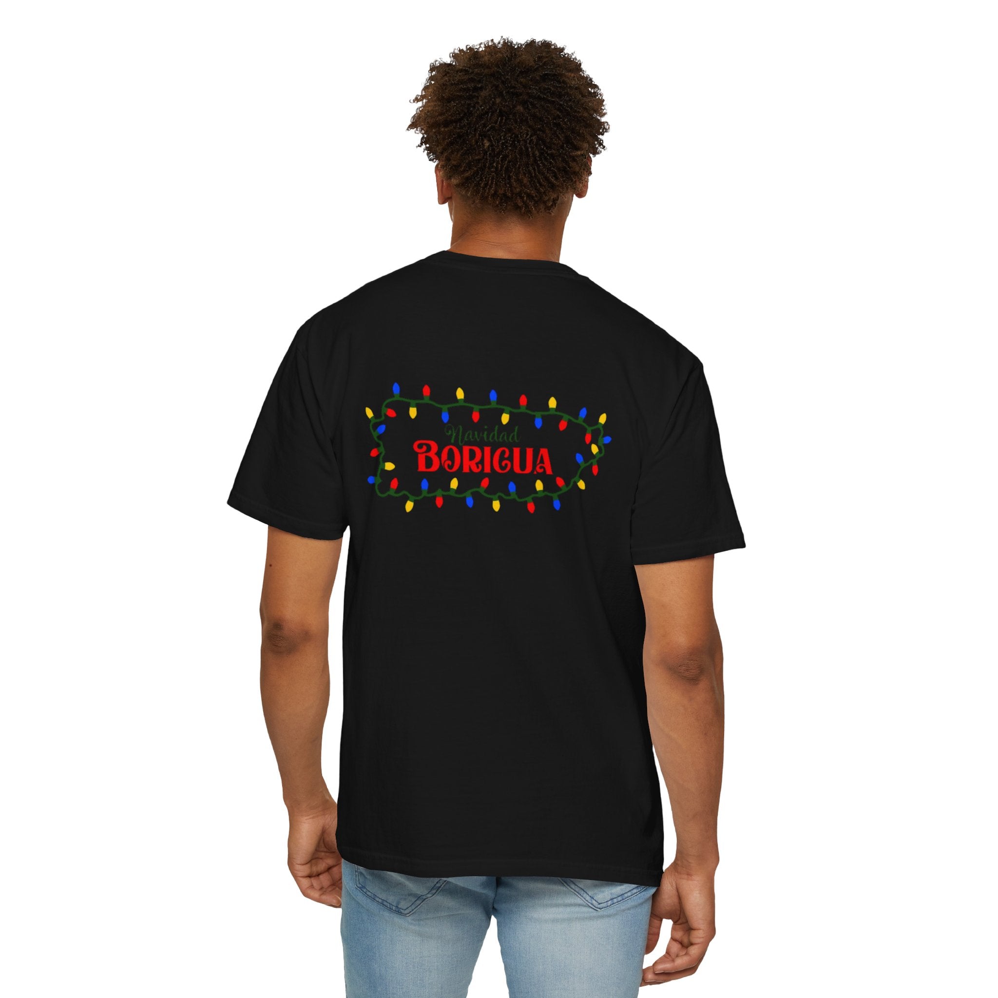Medalla Light Beer T-Shirt  Navidad Boricua Holiday Tee Puerto Rico’s Navidades