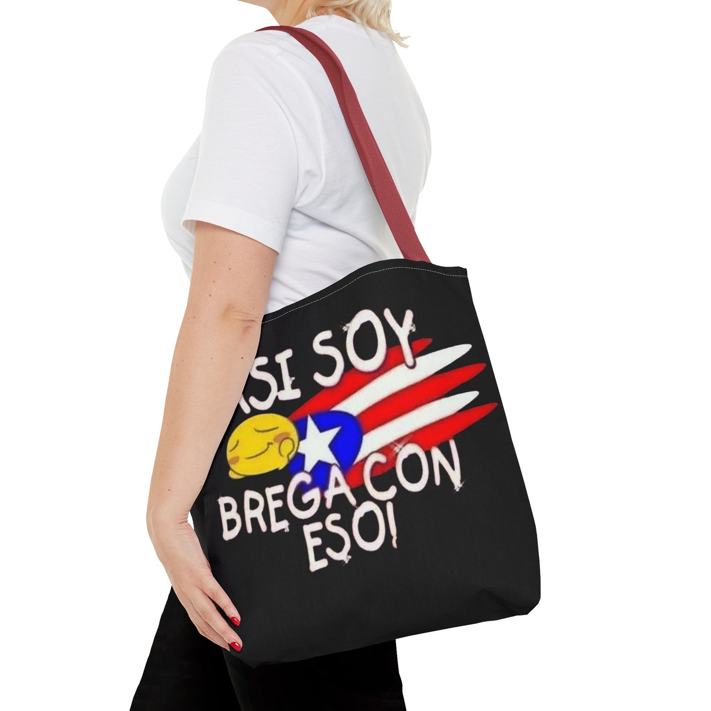 Carry Your Culture – Puerto Rican Pride in Every Step Vibrant Puerto Rican Tote Bag, Beach Bag, Shopping Tote, Travel Bag, Gift for Her, Eco-Friendly Reusable Bag
