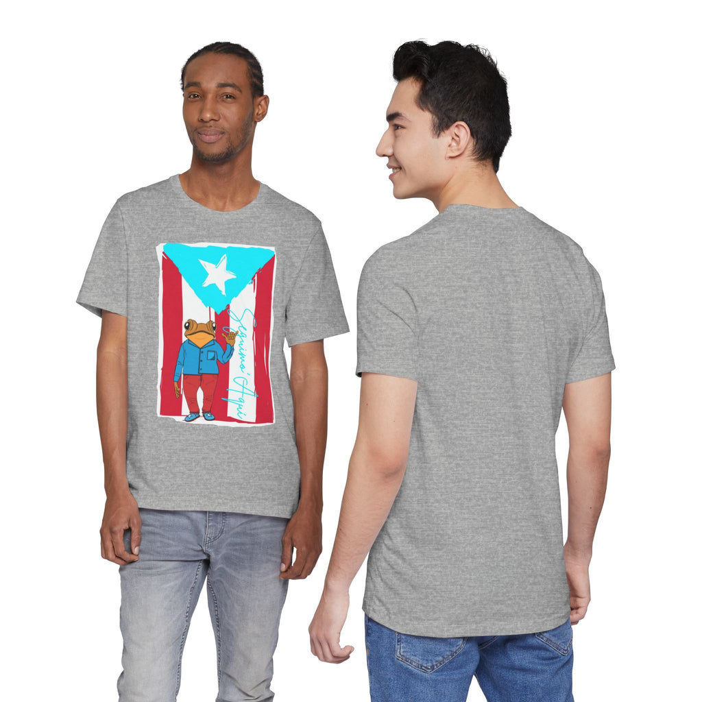 Puerto Rican Coqui Flag T‑Shirt  Boricua Pride Tee