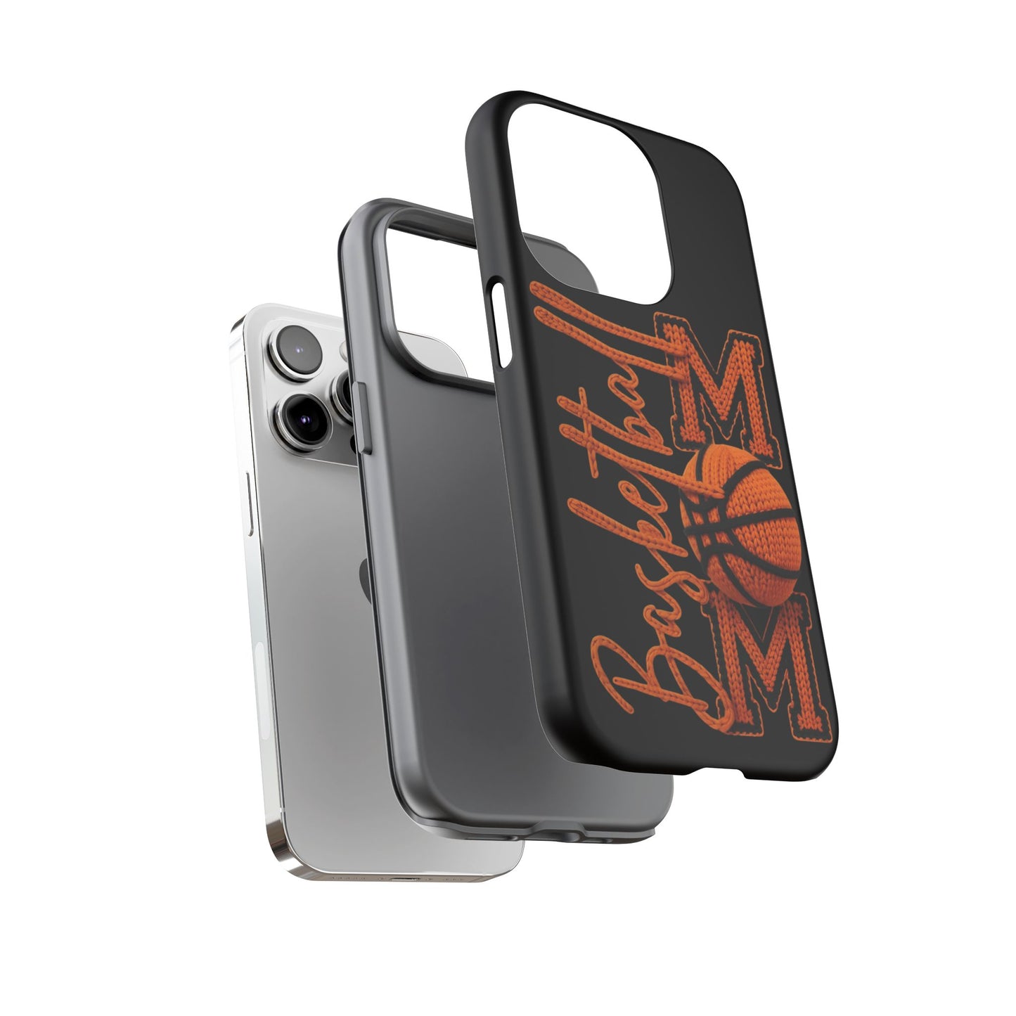 Basketball Mom Phone Case  'Basketball MOM' Protective Hard Cover